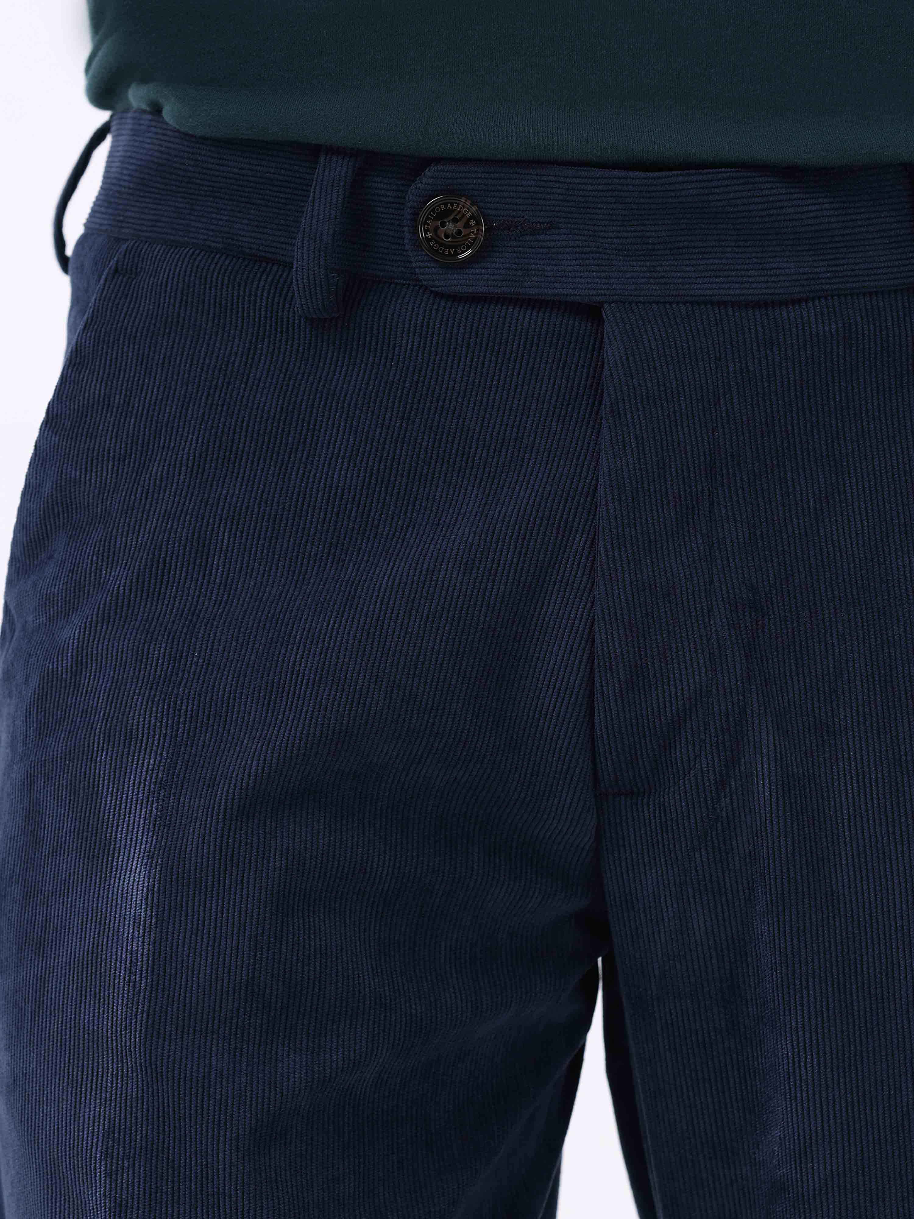 Blue corduroy trousers BRIGLIA 1949 F/W 22-23 - Rione Fontana