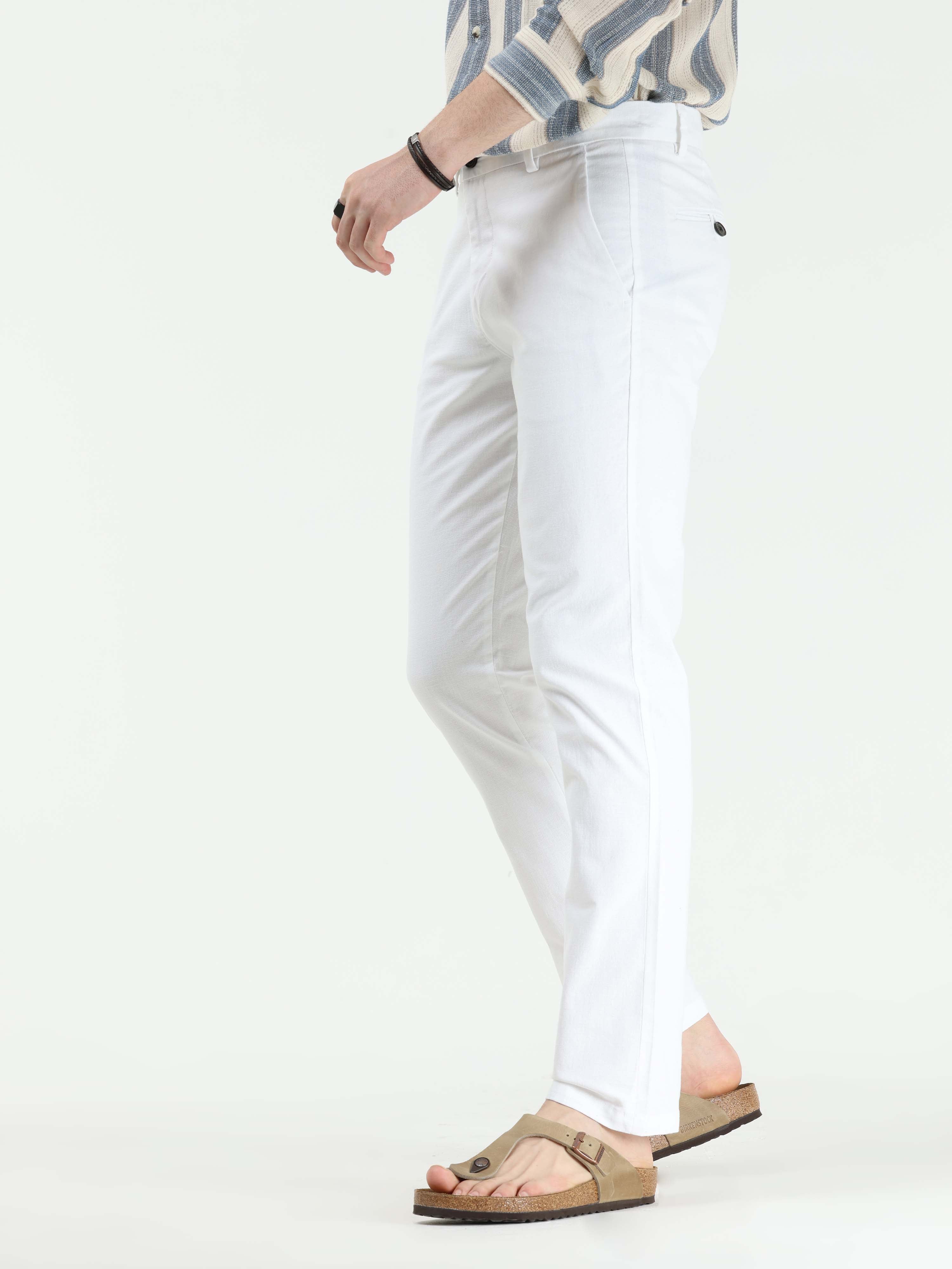 Buy Linen Club Slim Fit Men Green Trousers Online at Best Prices in India |  Flipkart.com