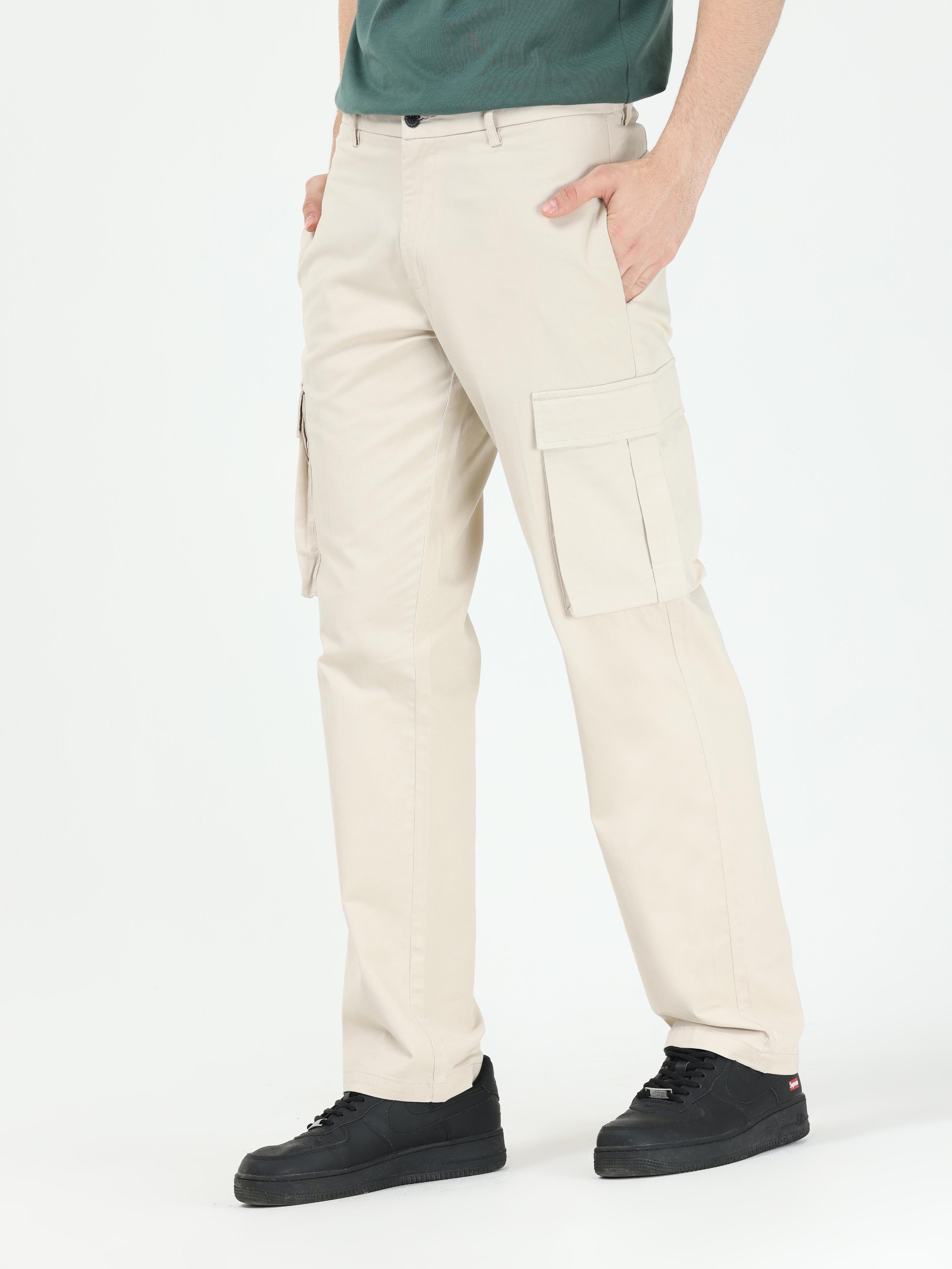 EIGHTYFIVE BAGGY PANTS - Cargo trousers - beige - Zalando.de
