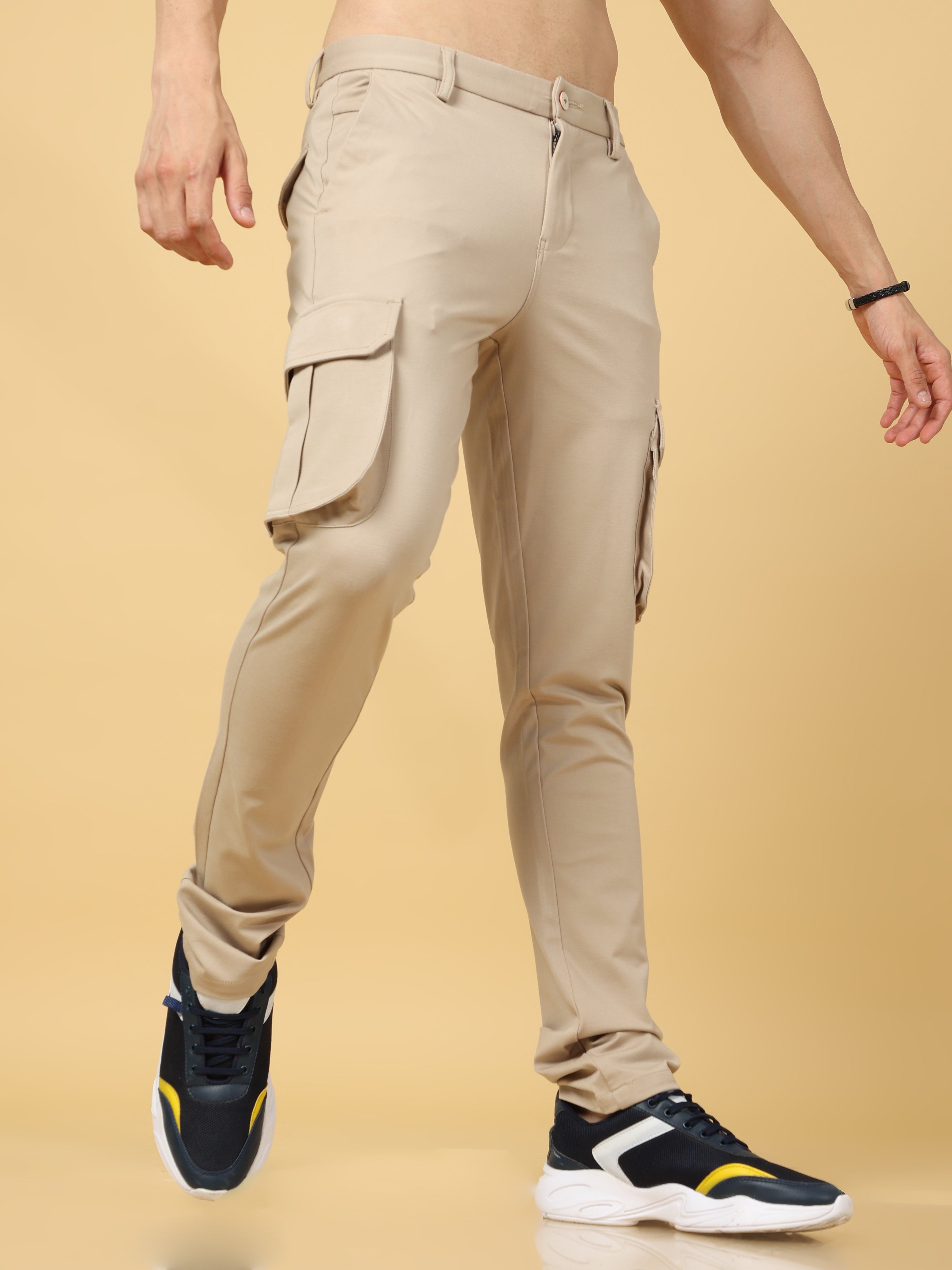 Super Stretch Beige Cargo