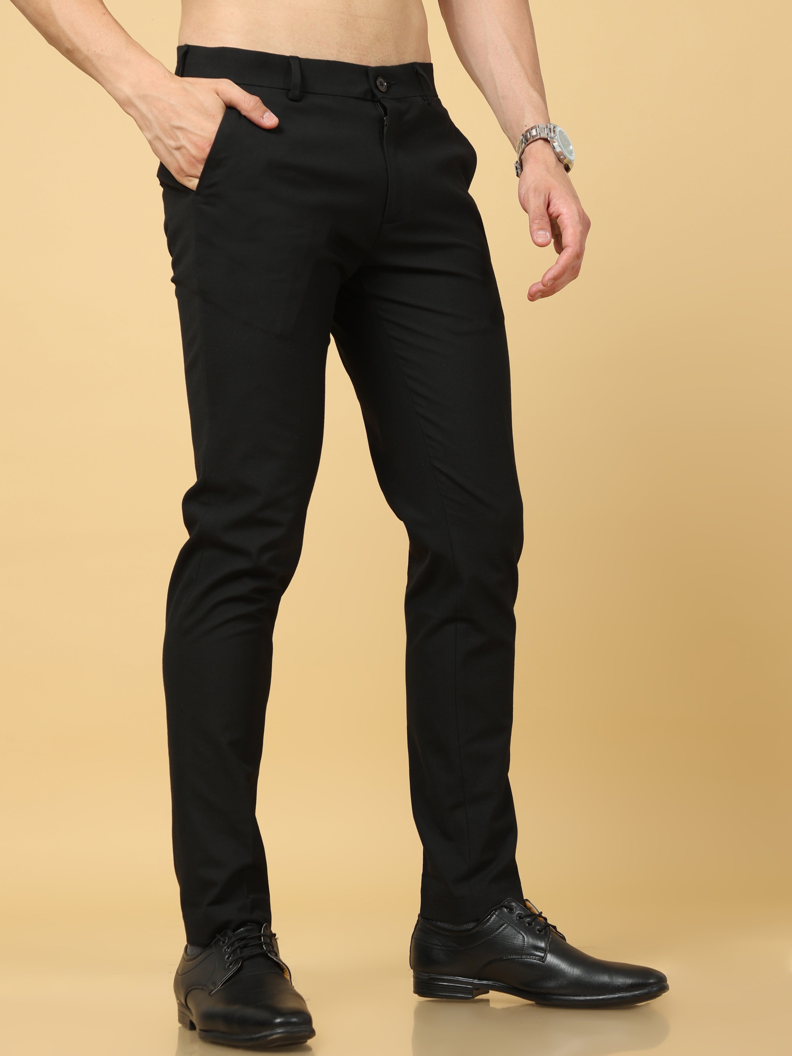 Essential Dark Grey Sleek Formal Trouser