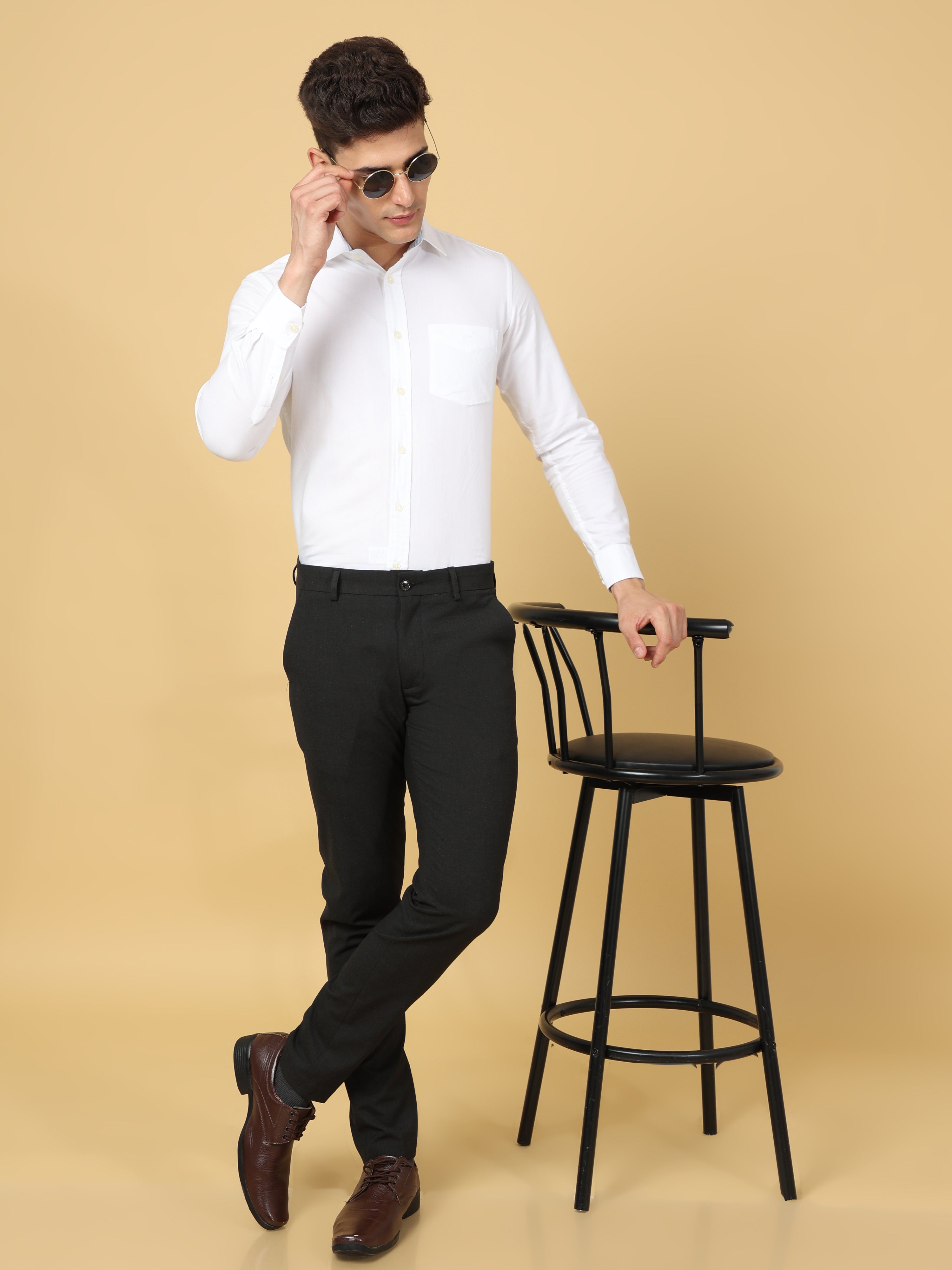 Essential Black Sleek Formal Trouser