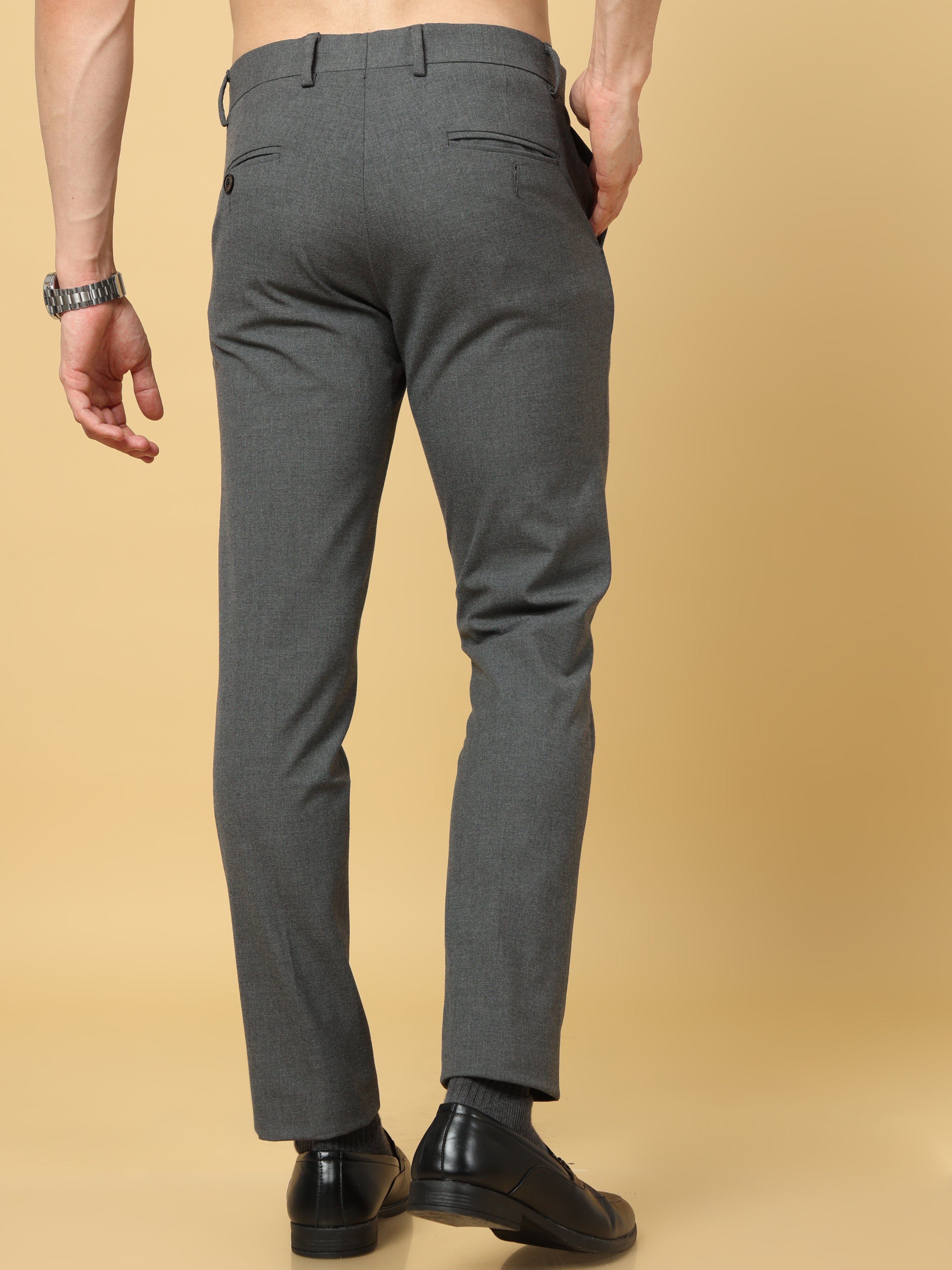 Fashion Front Suit Trousers For Men- Ash | Konga Online Shopping