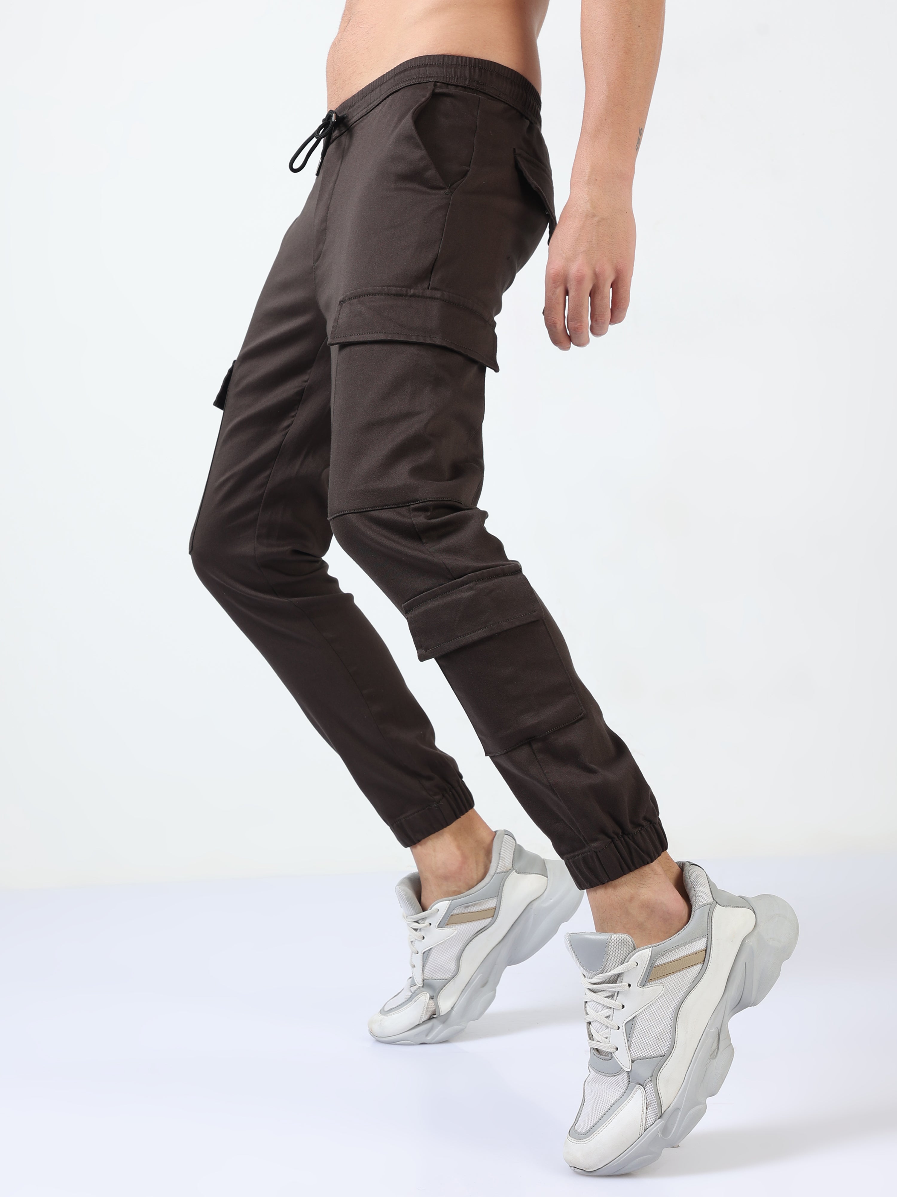 Olive cheap joggers mens