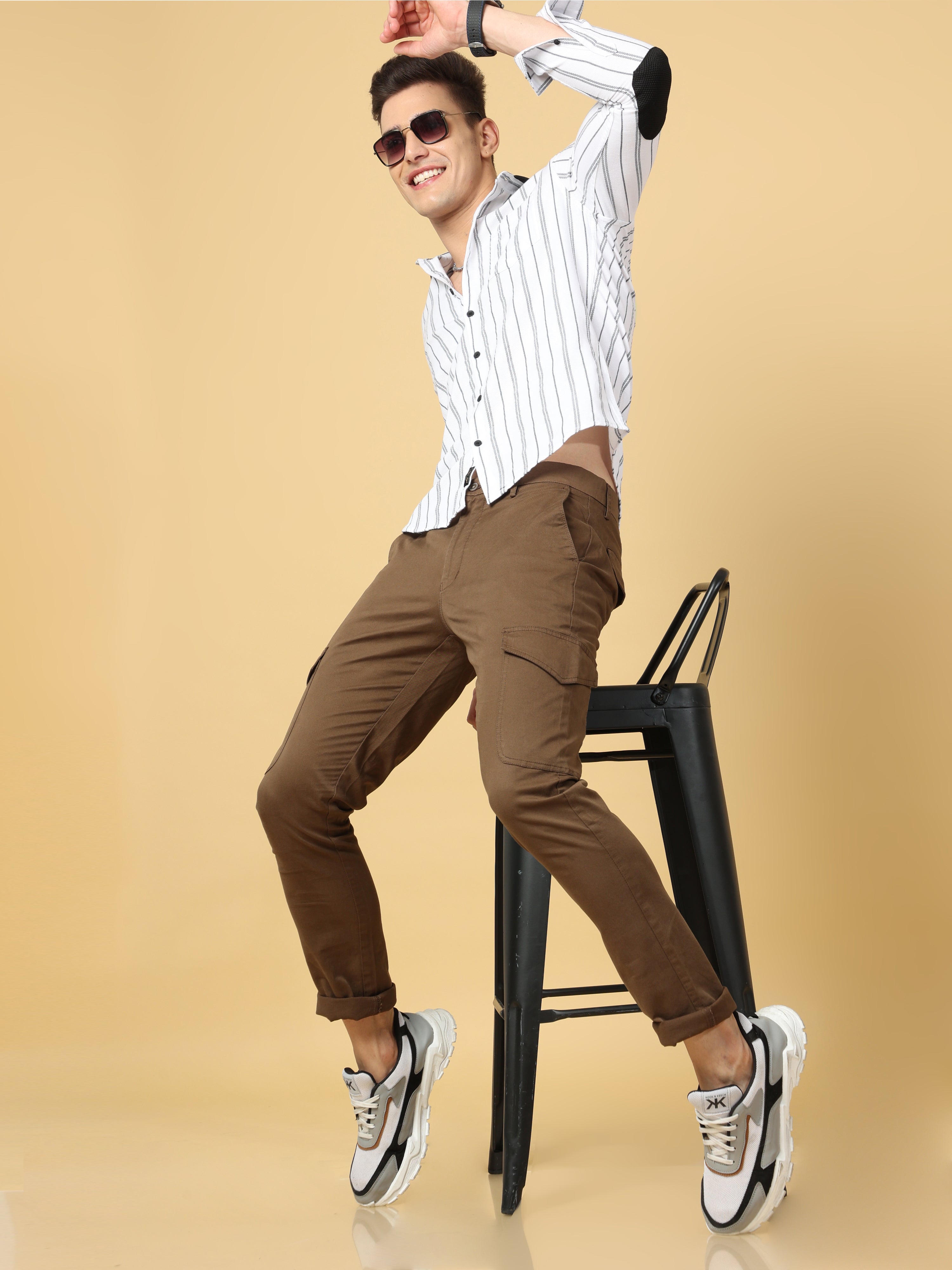 Men's Tall Dylan Slim Fit Five-Pocket Pants Iron Grey | American Tall