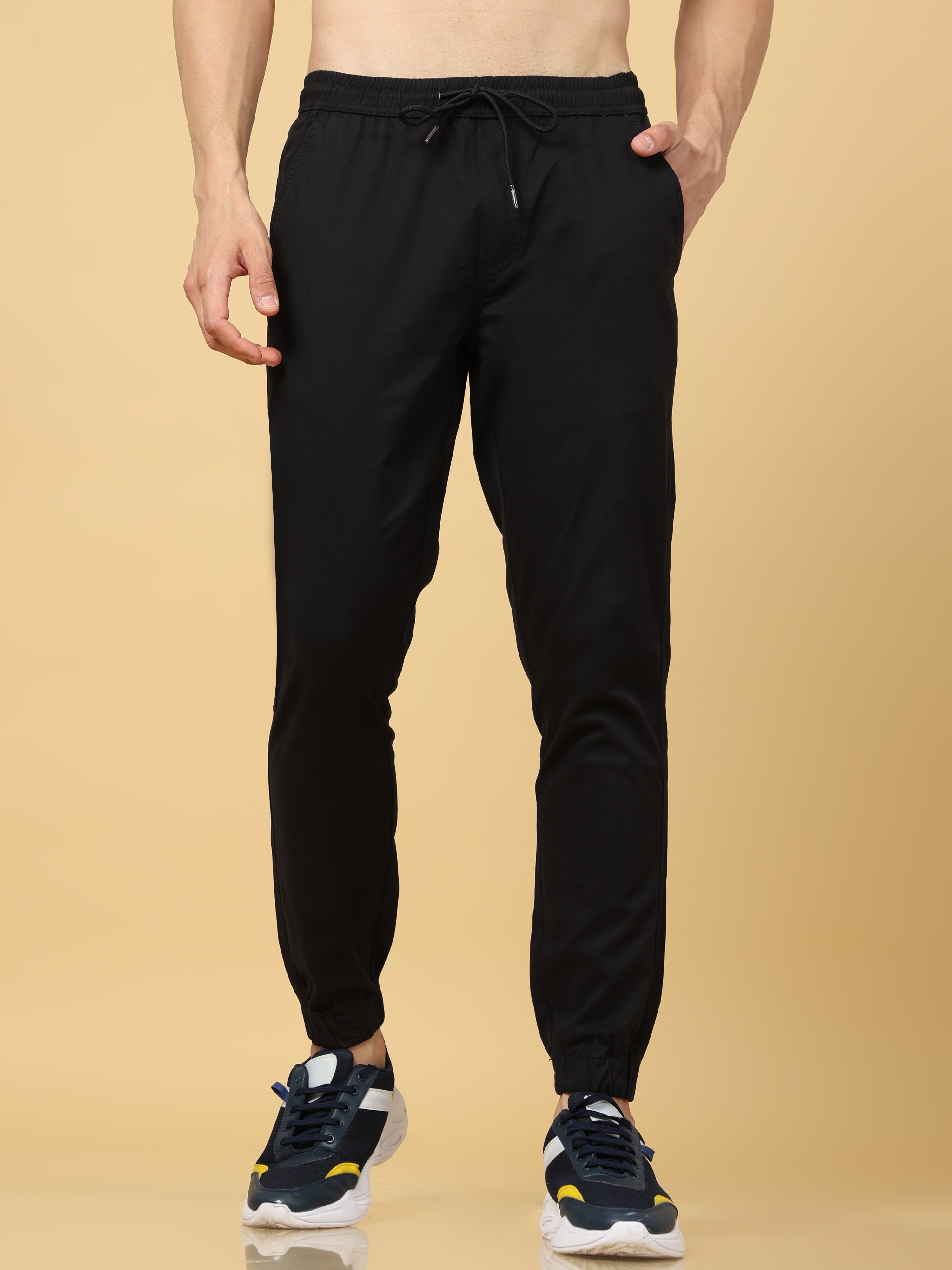 Buy Stylish Dark Brown Jogger Pants for Men Online in India