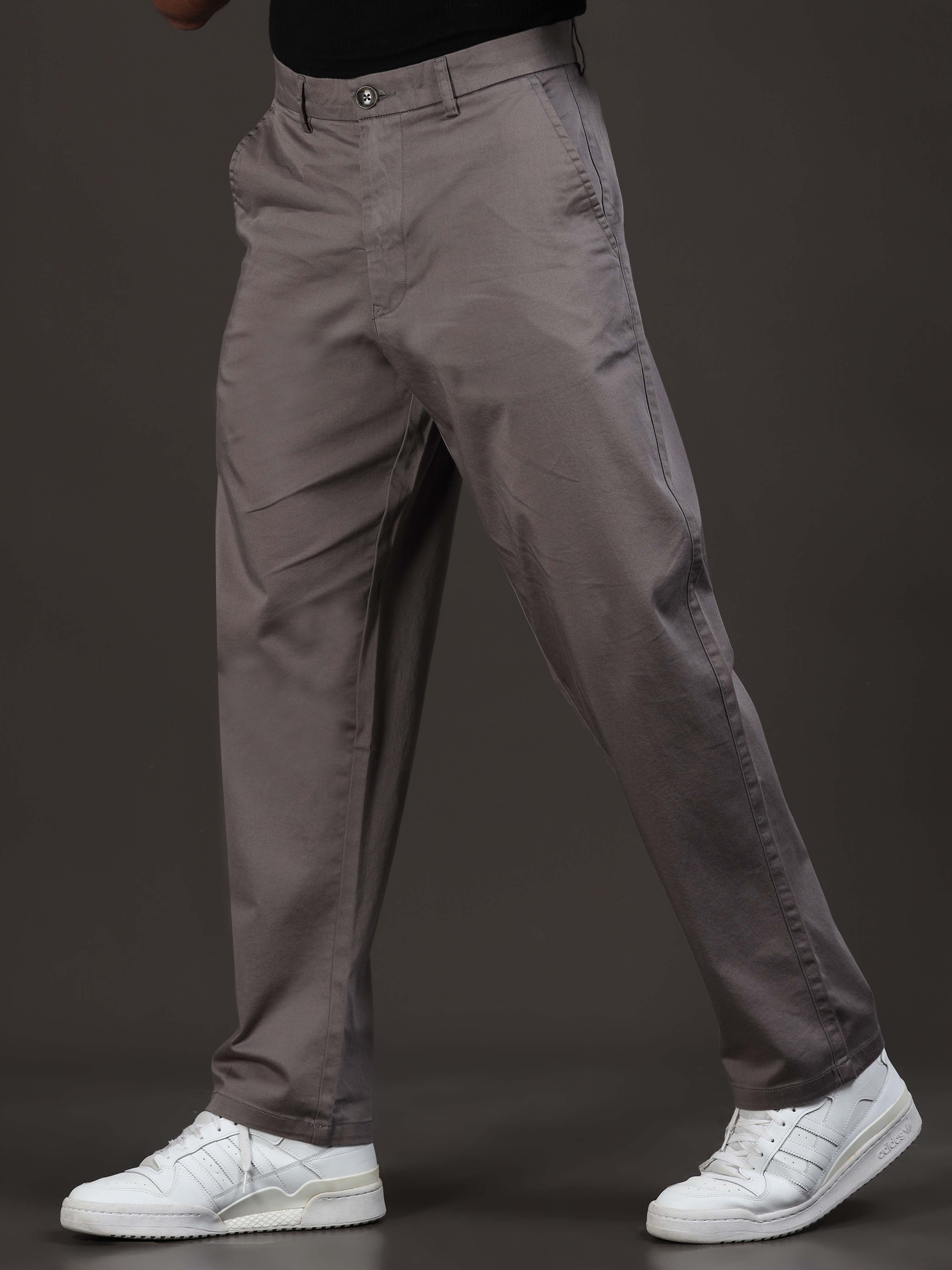 Signature Relaxed Trouser In Grey