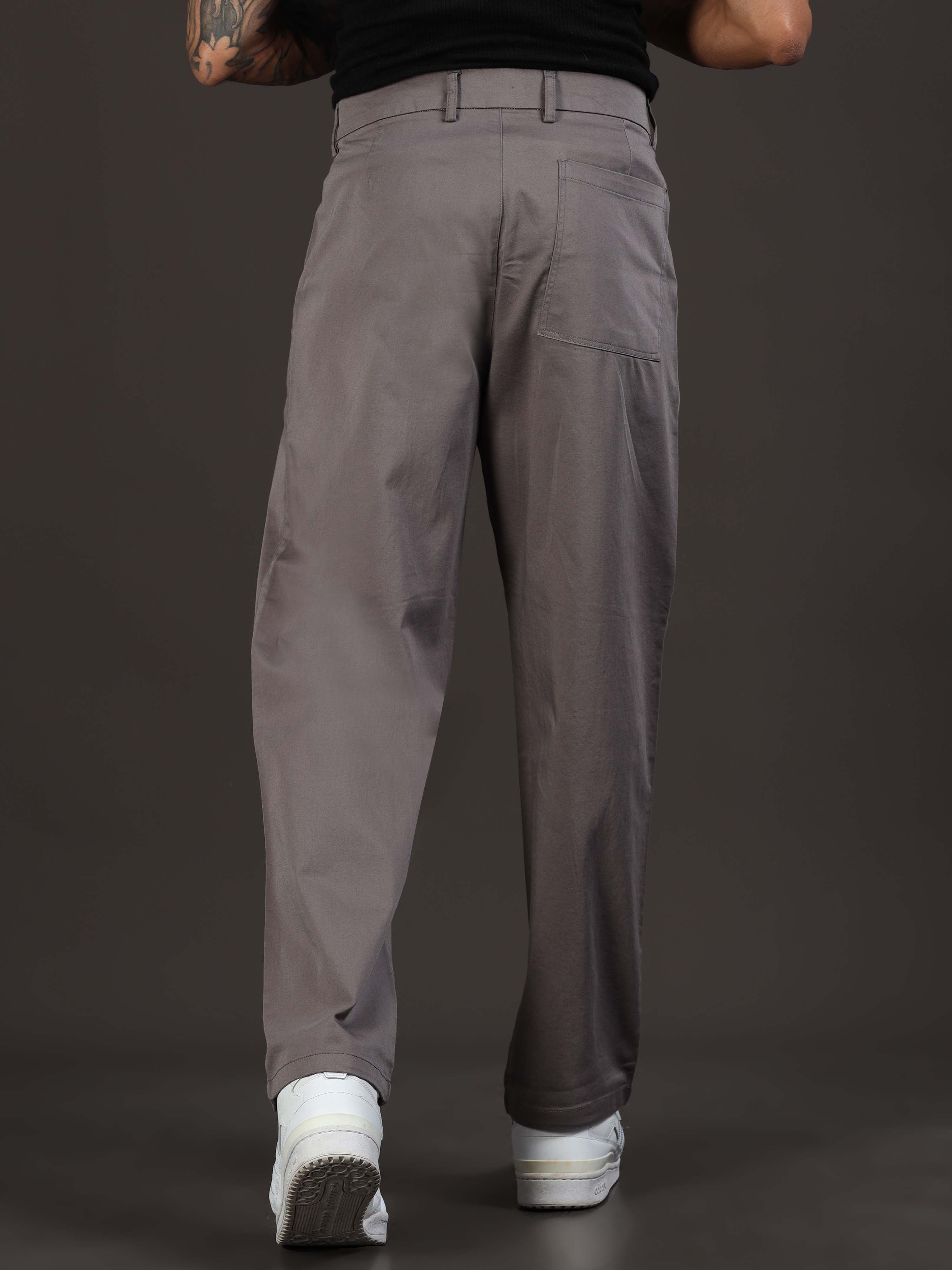 Signature Relaxed Trouser In Grey