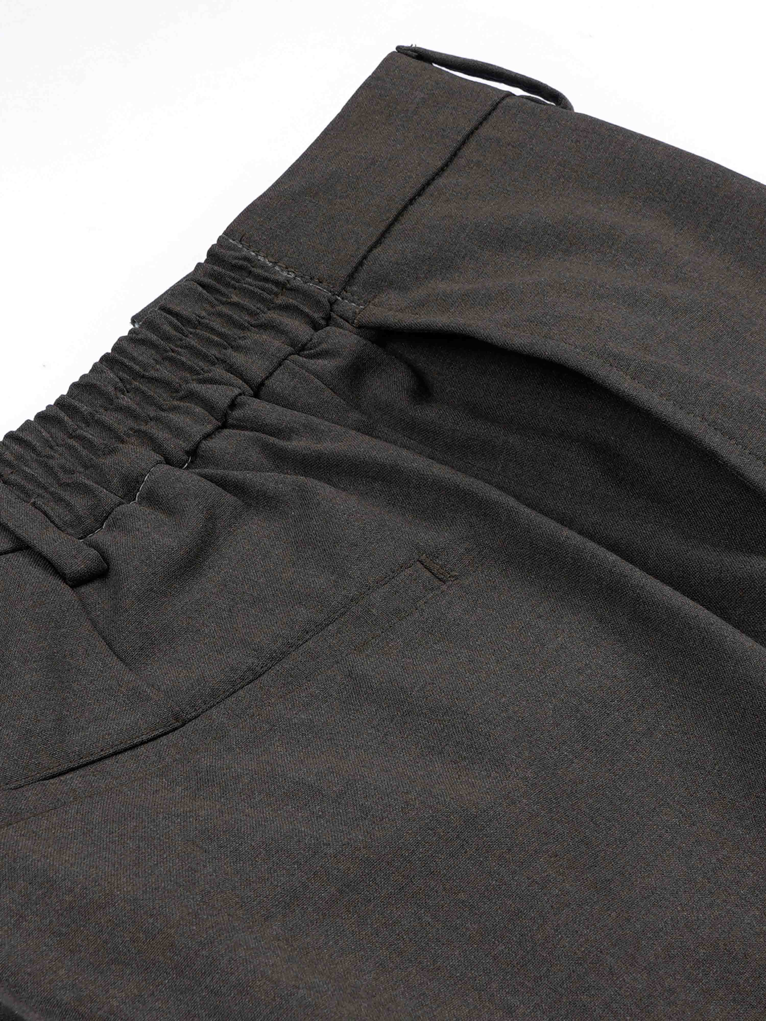 Soft Brown Relaxed Trousers for men