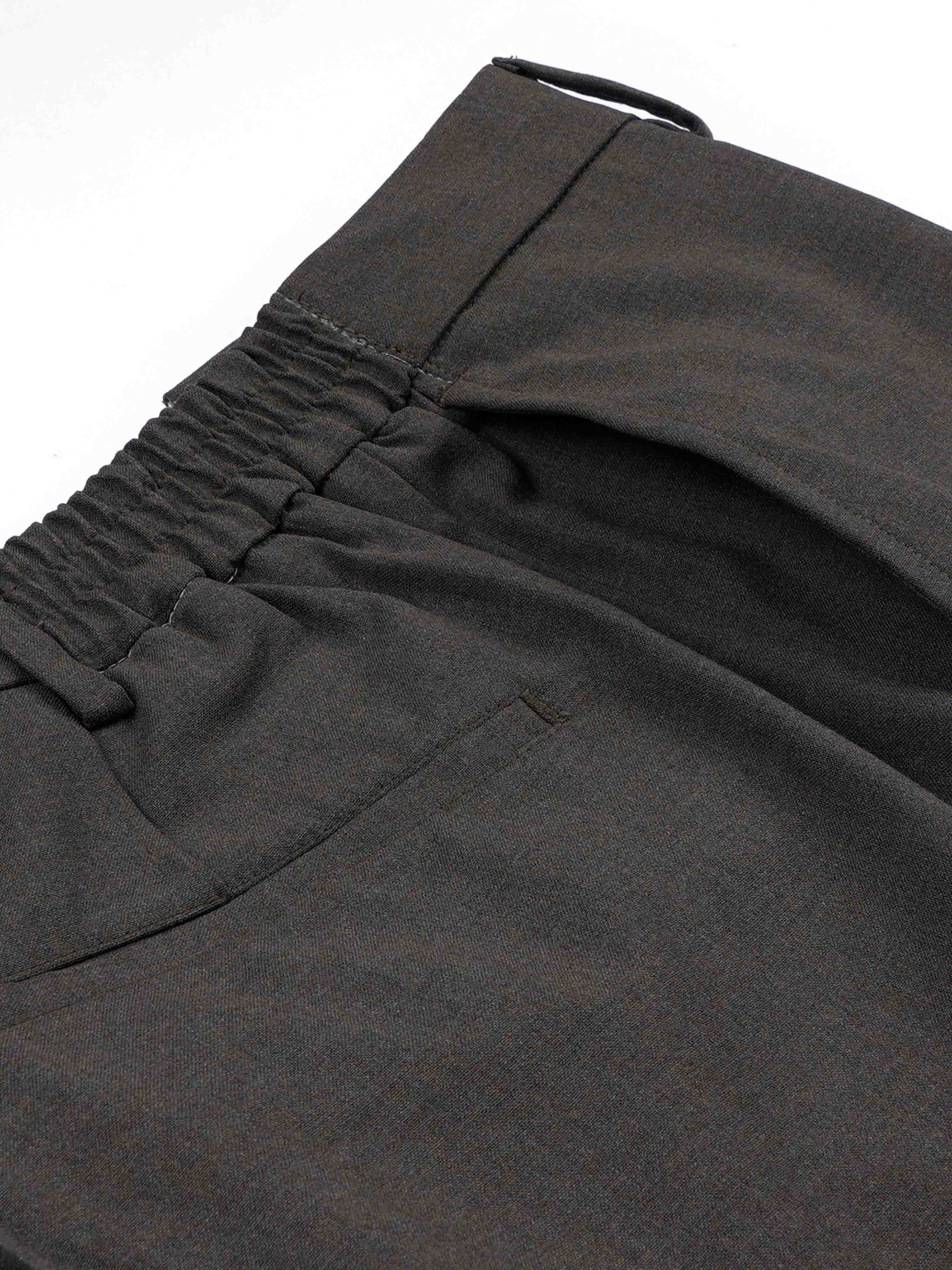 Soft Brown Tailored Trousers for Men