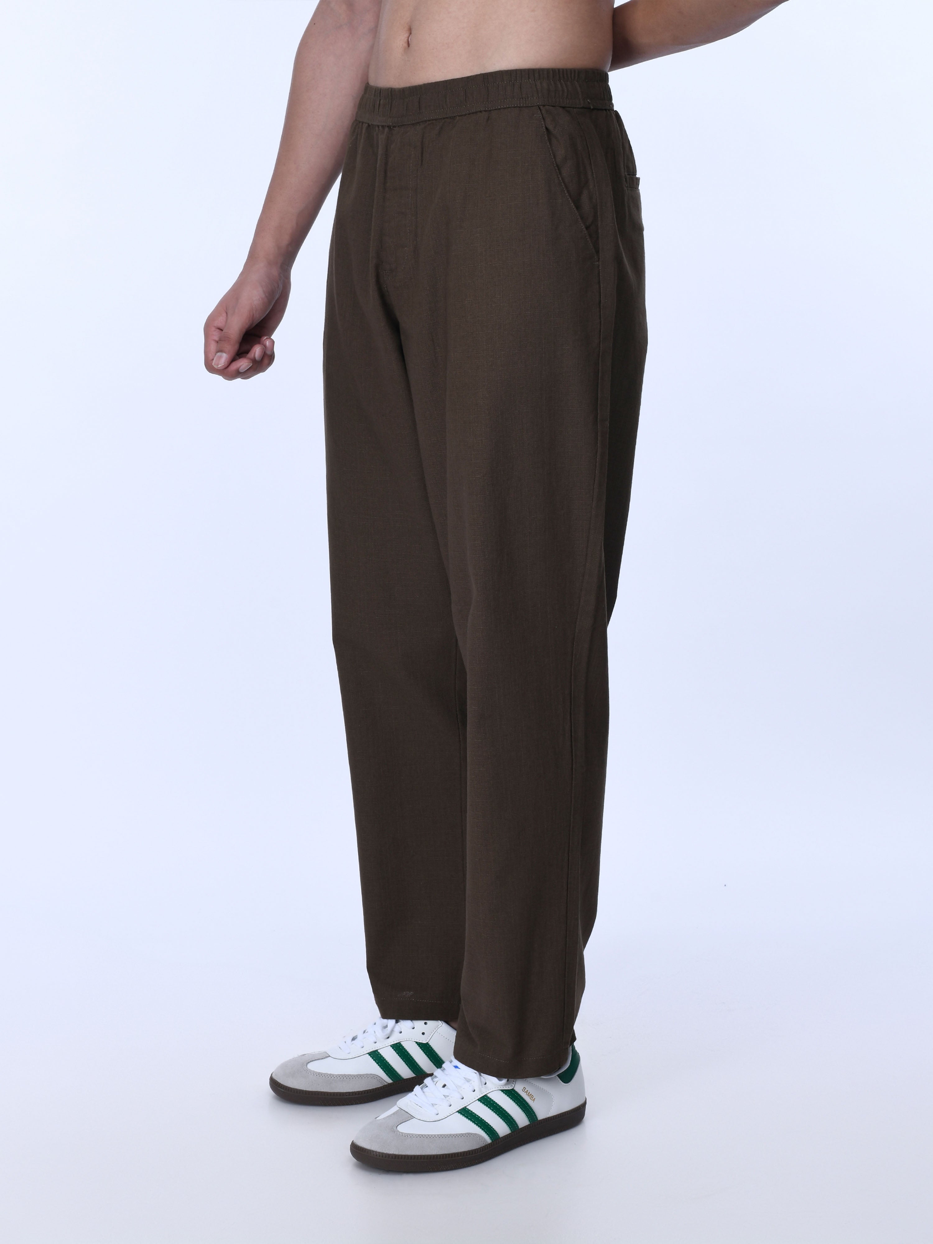 Relaxed Brown Pants for Men