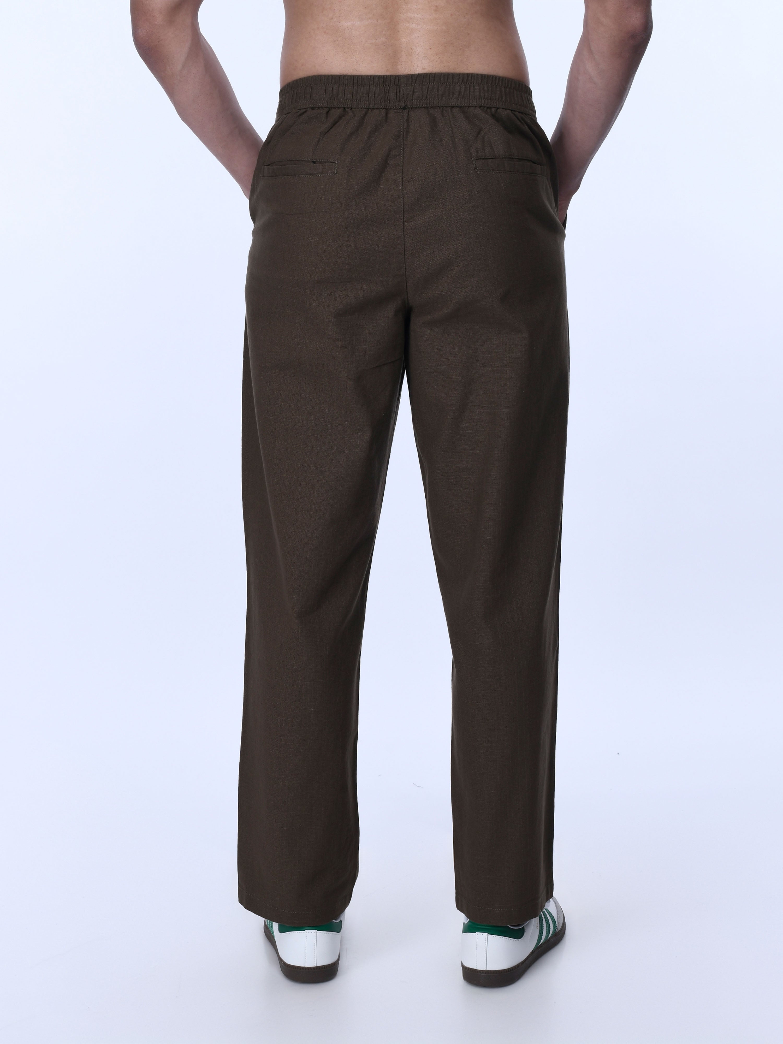 Relaxed Brown Pants for Men