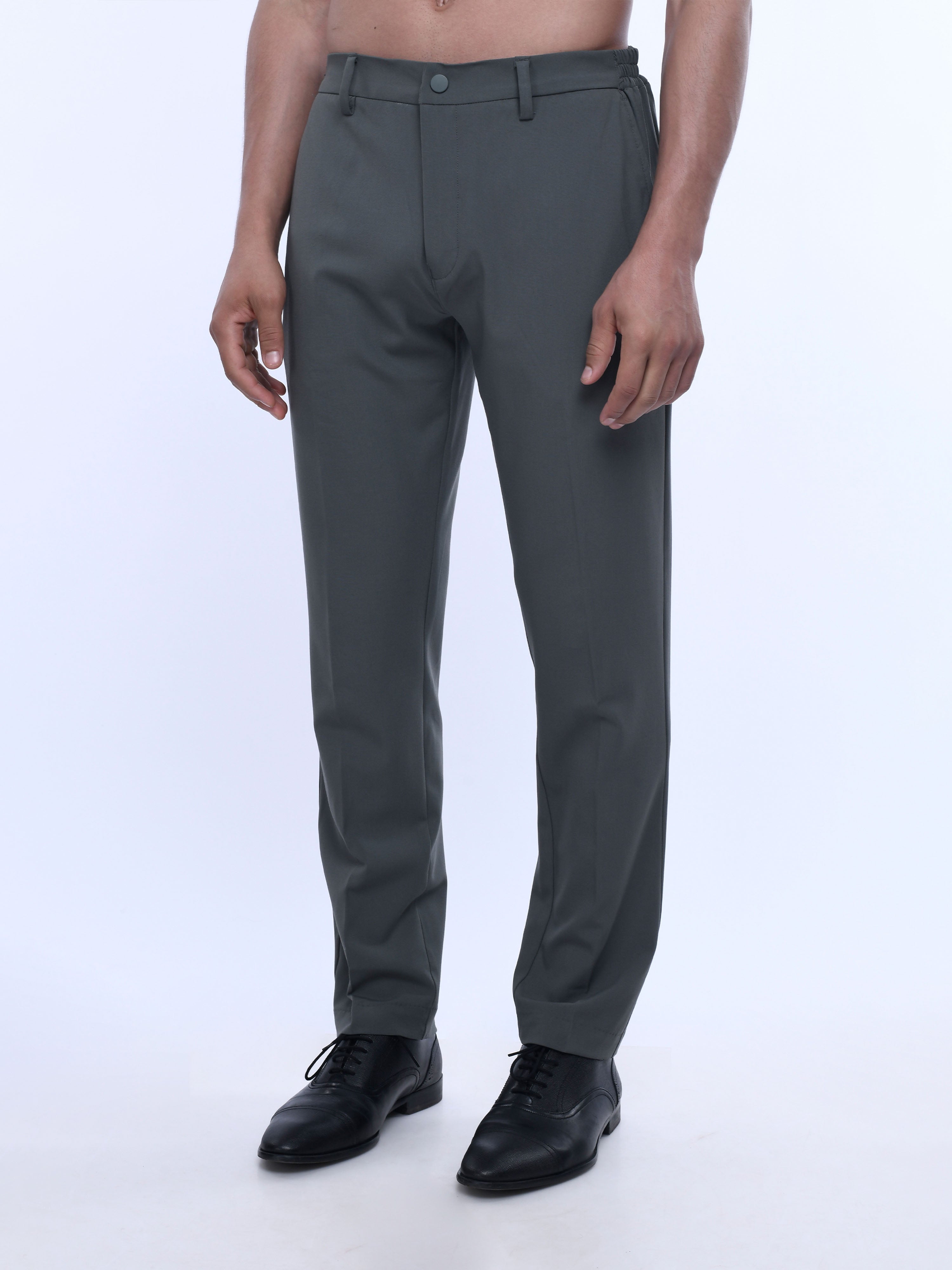 Grey Formal Trousers Mens