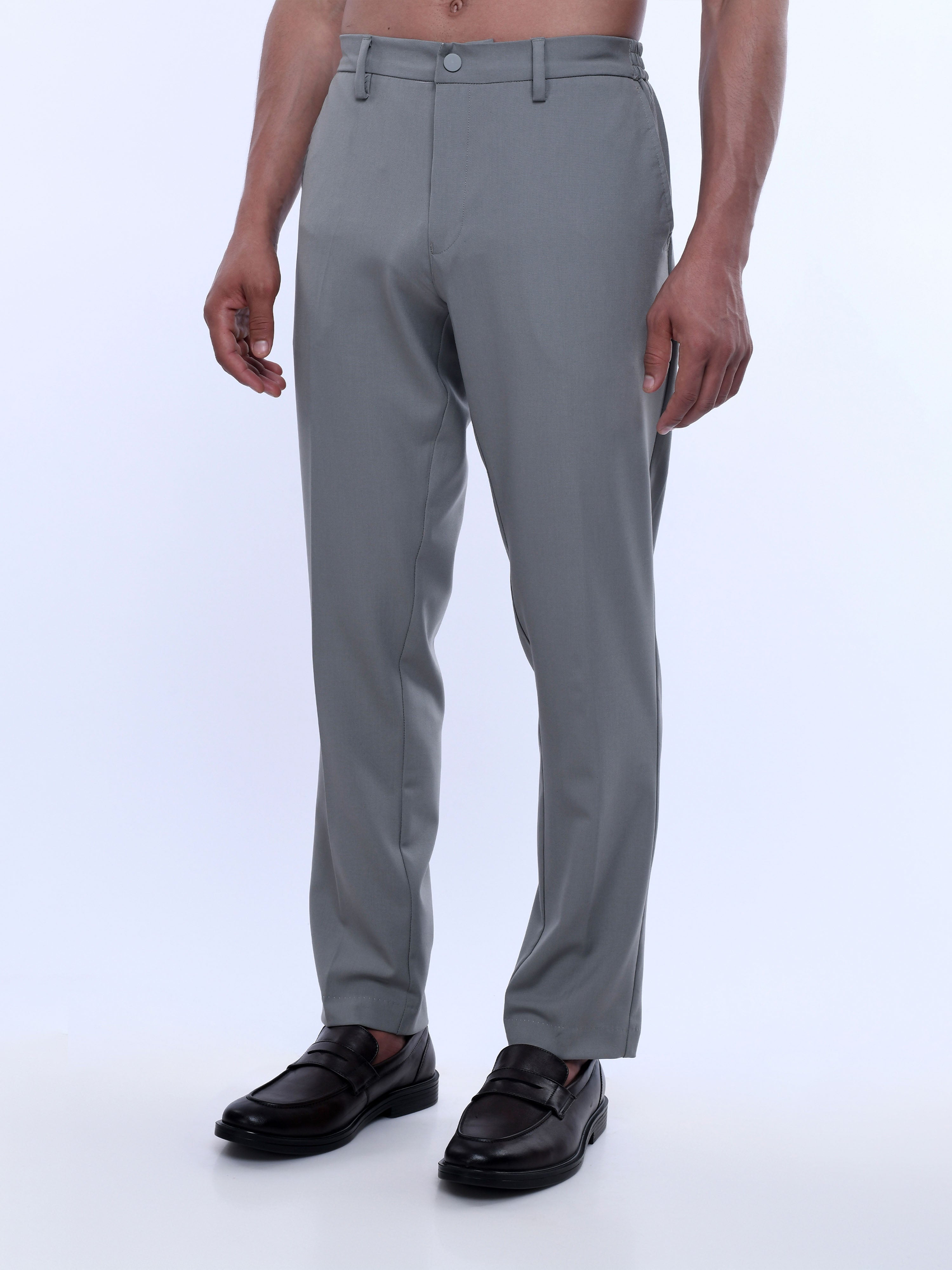 Grey Tailored Trousers