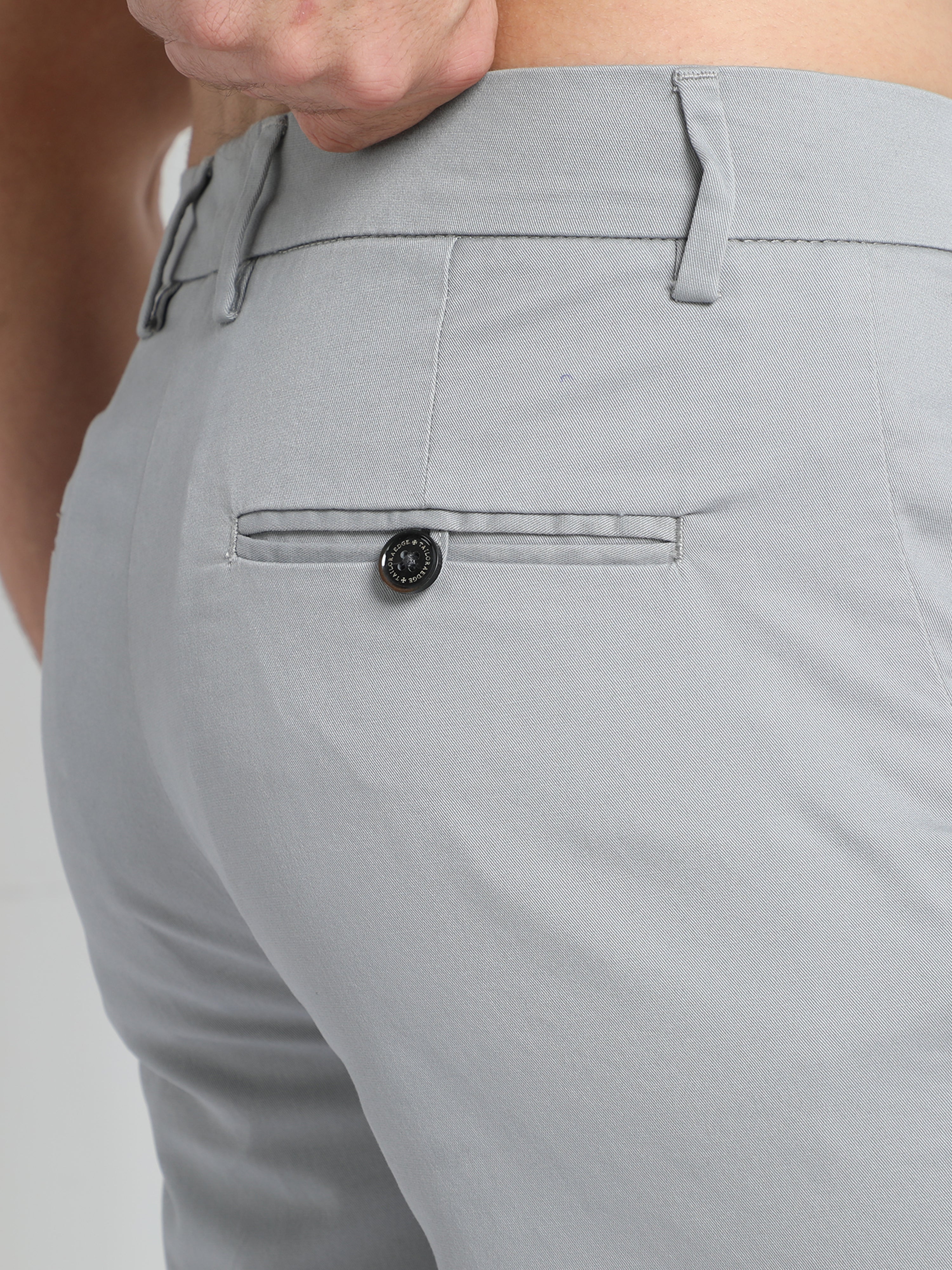 Modern Twill Light Grey Shorts