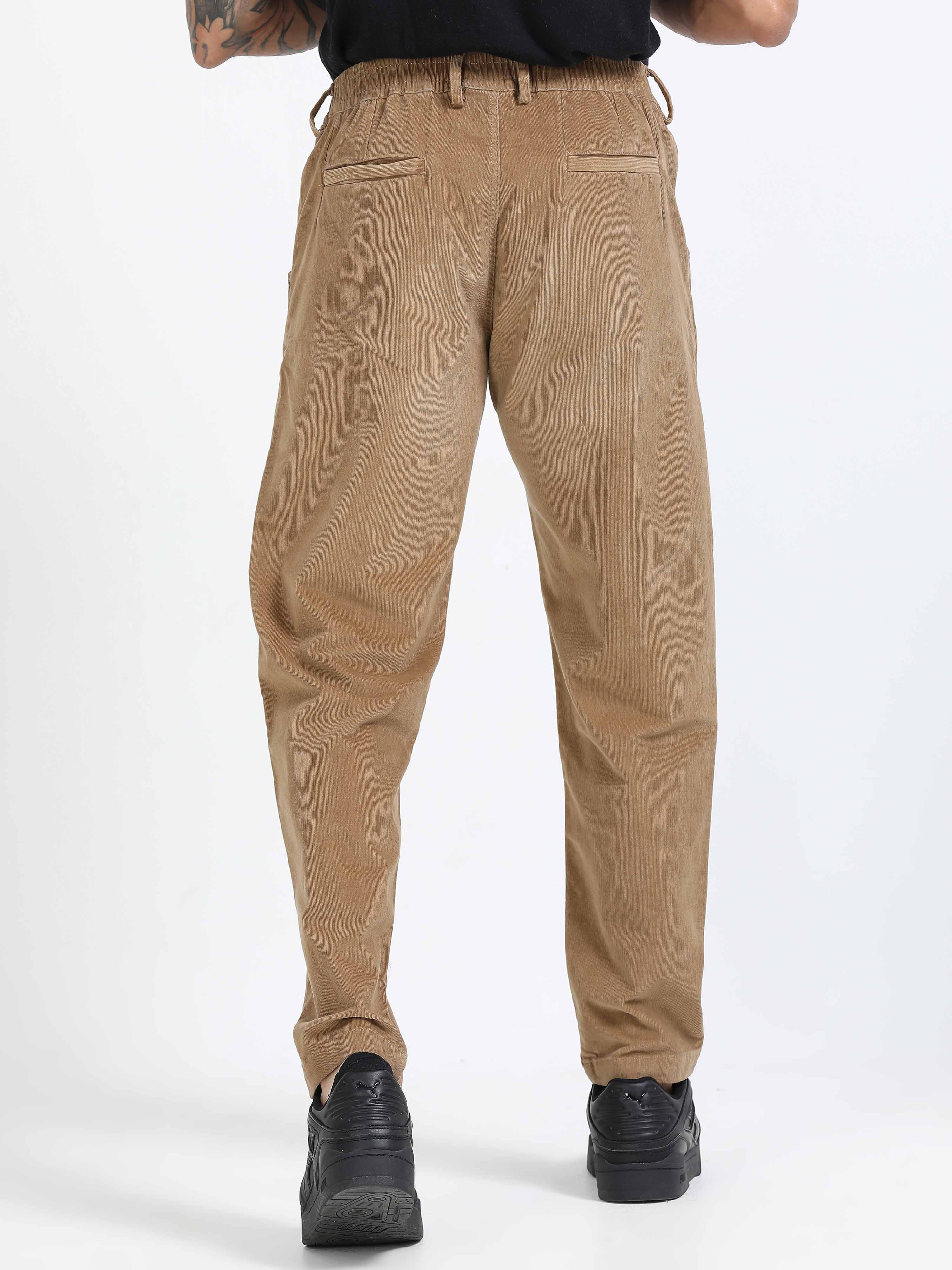 Corduroy Pant In Khaki for Men