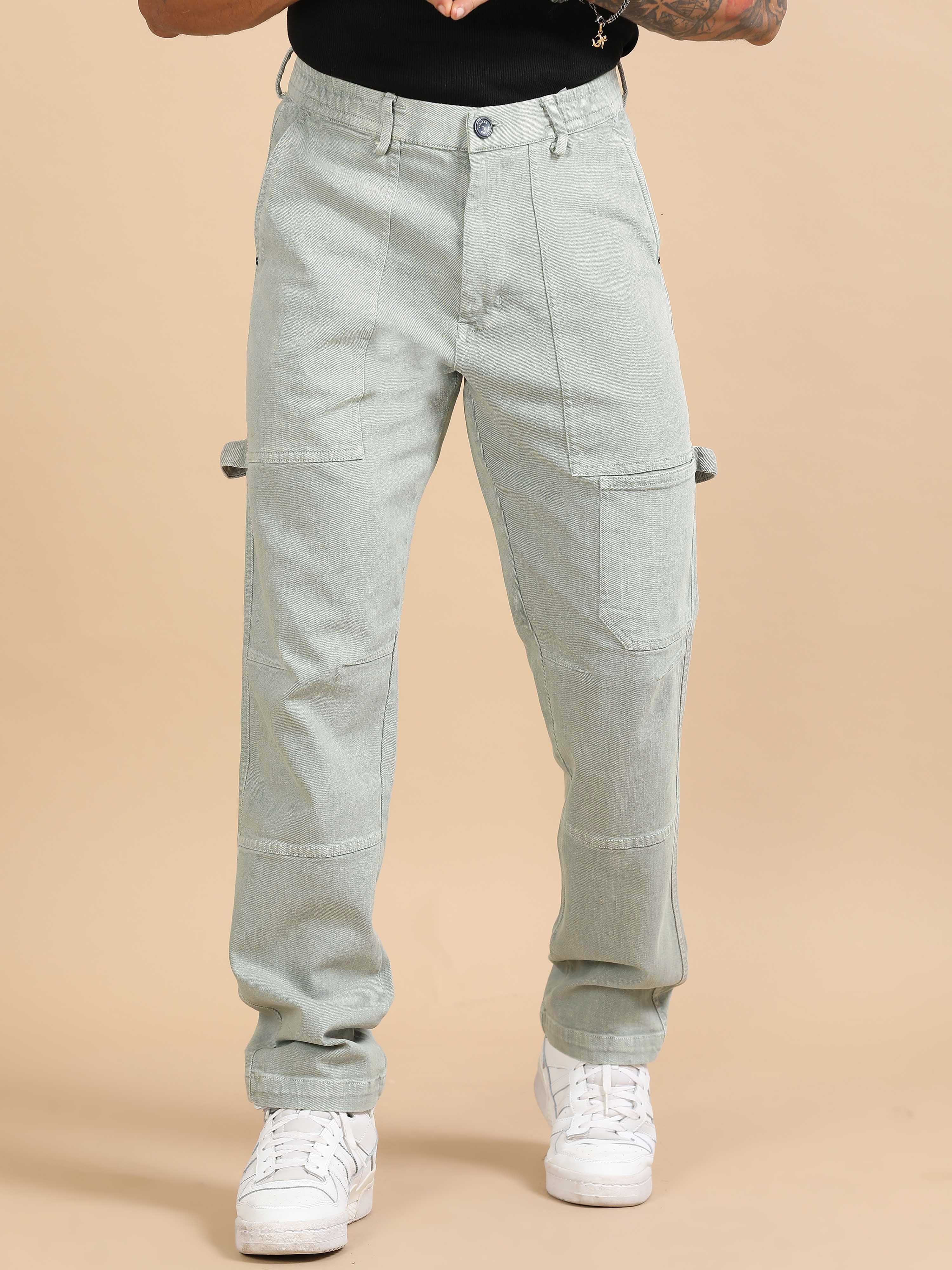 Mens Carpenter Denim In Pista Green