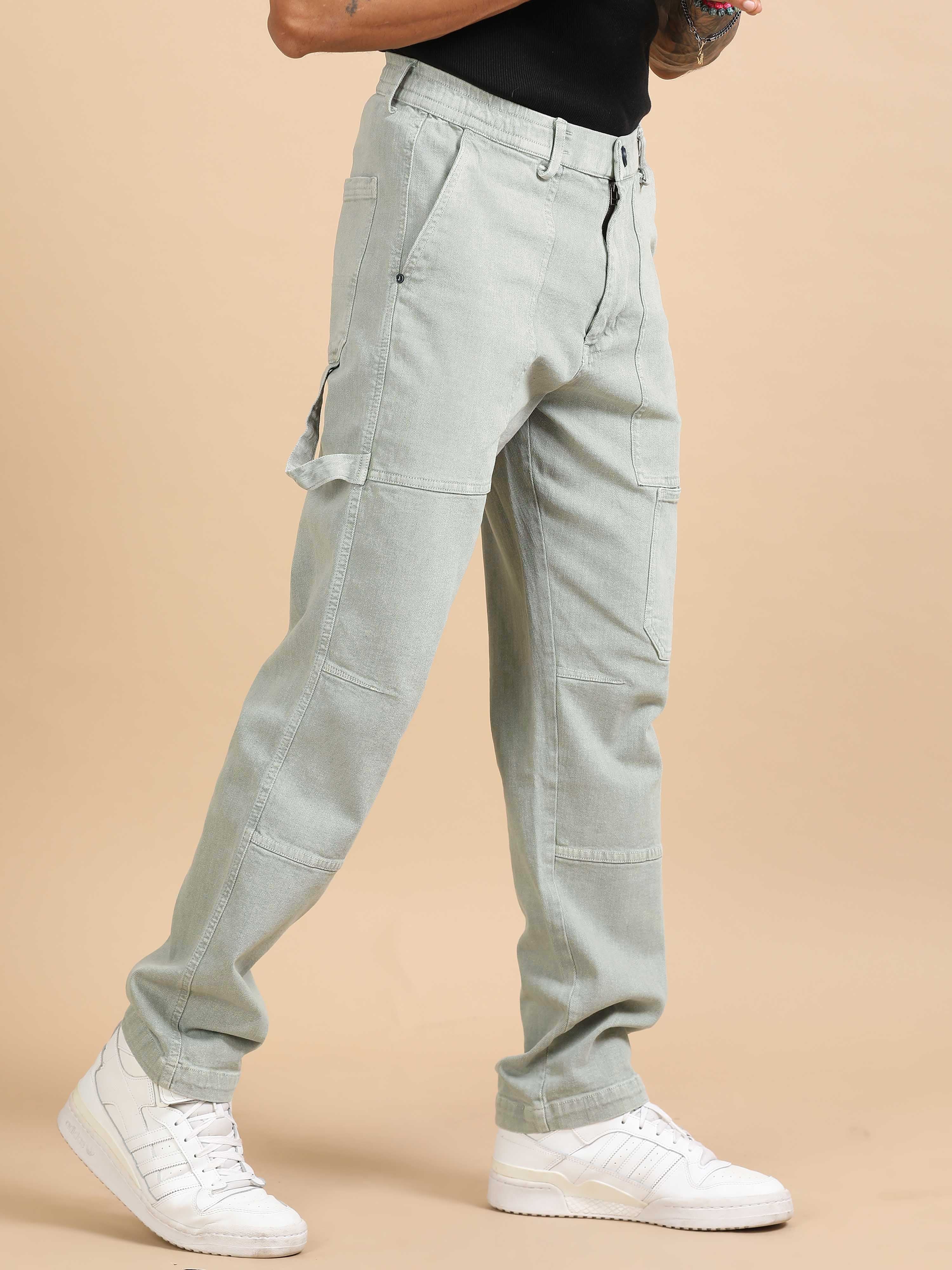 Mens Carpenter Denim In Pista Green