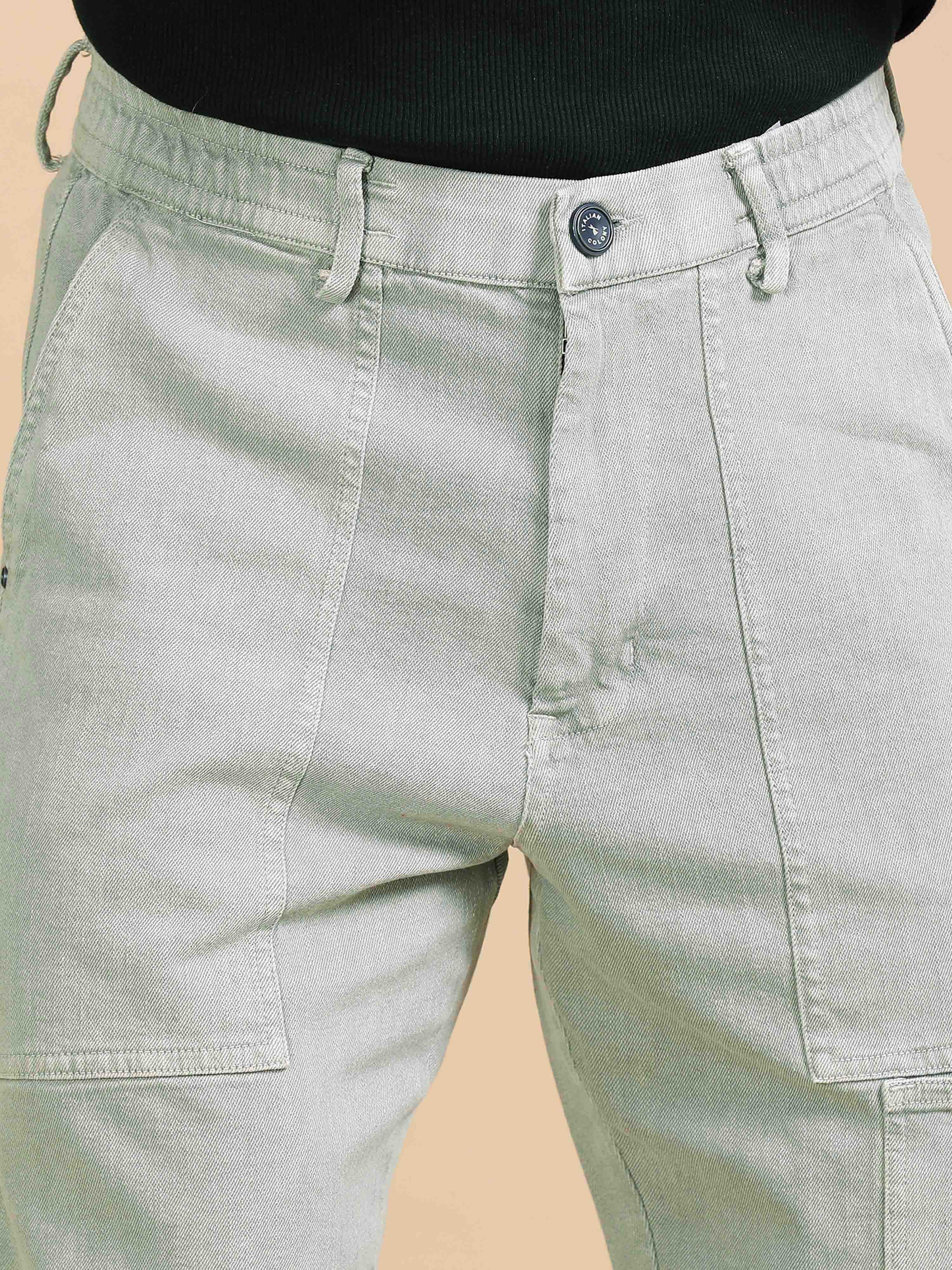 Mens Carpenter Denim In Pista Green