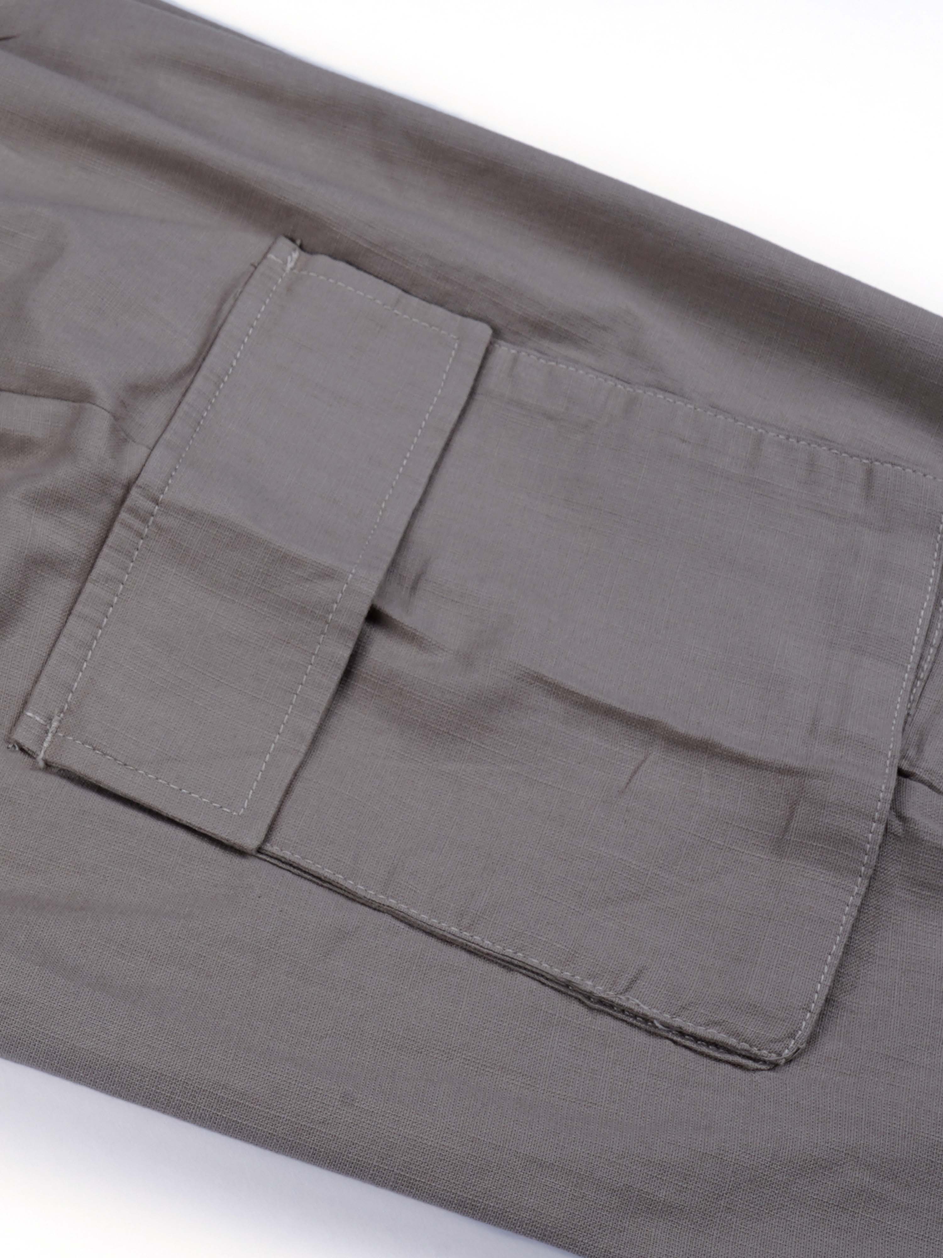 Beige Men Cargo Joggers