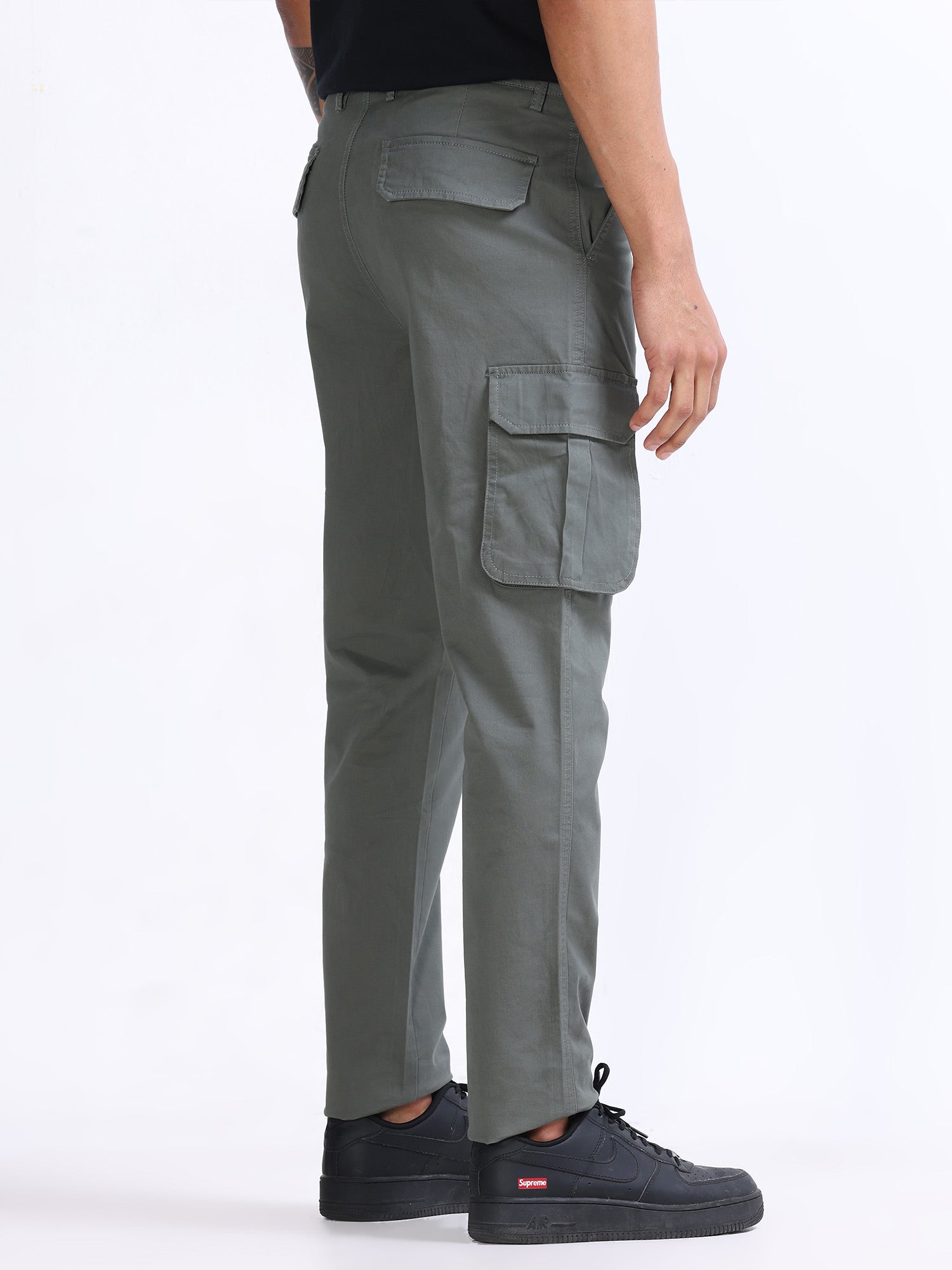 Buy Latest olive green cargo pants mens