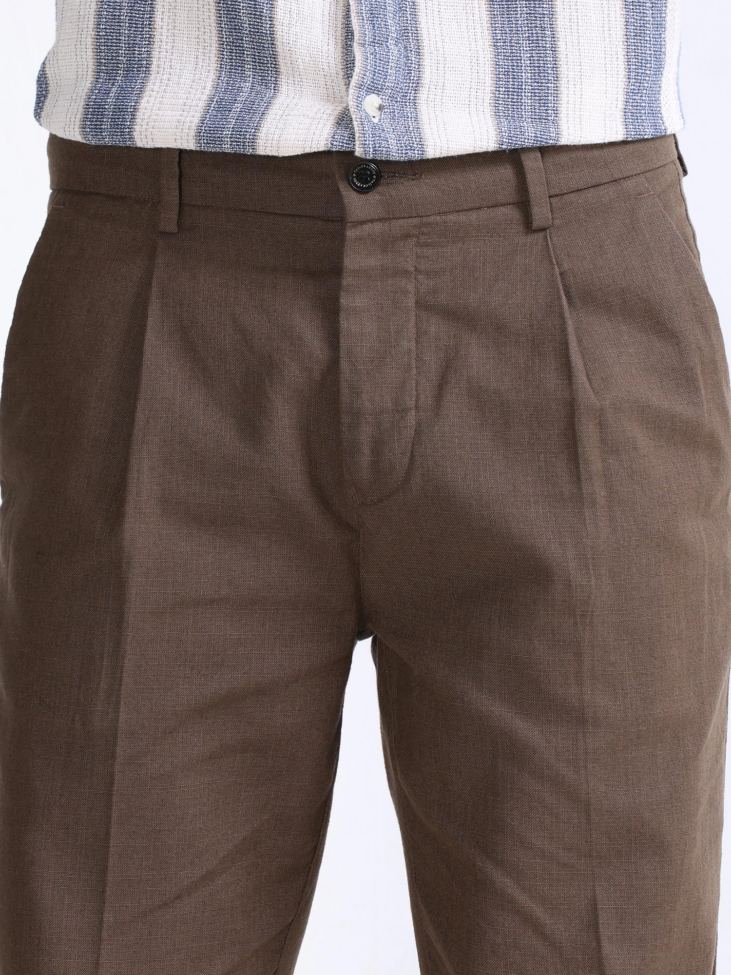 Kar Linen Trousers for Men | UJNG