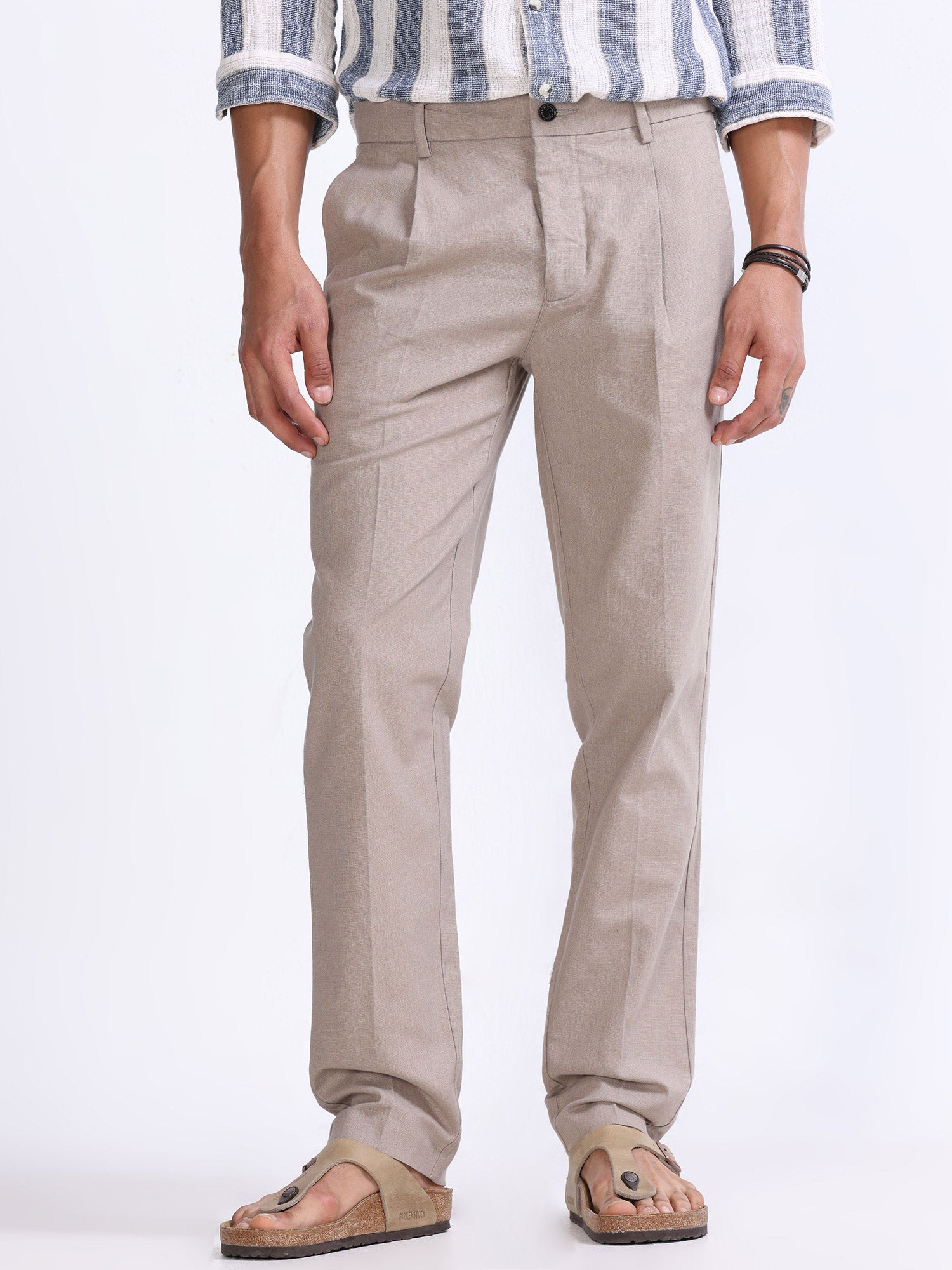 Mens Linen Pants With Pleats, White Linen Joggers, Mens Trousers, Loose Fit  Pants, Baggy Pants - Etsy Denmark