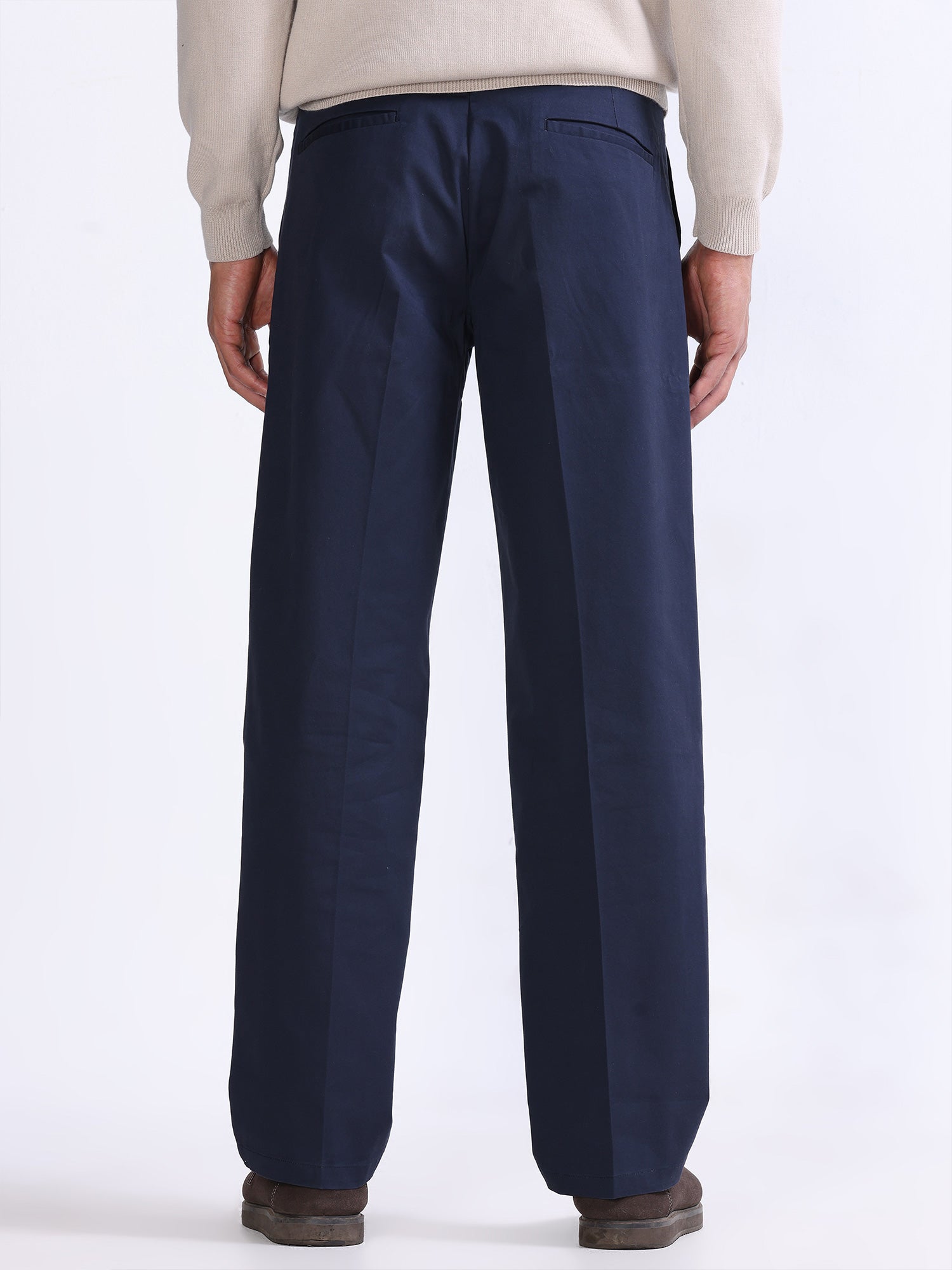 Tailored Fit Blue Check Trousers | Buy Online at Moss