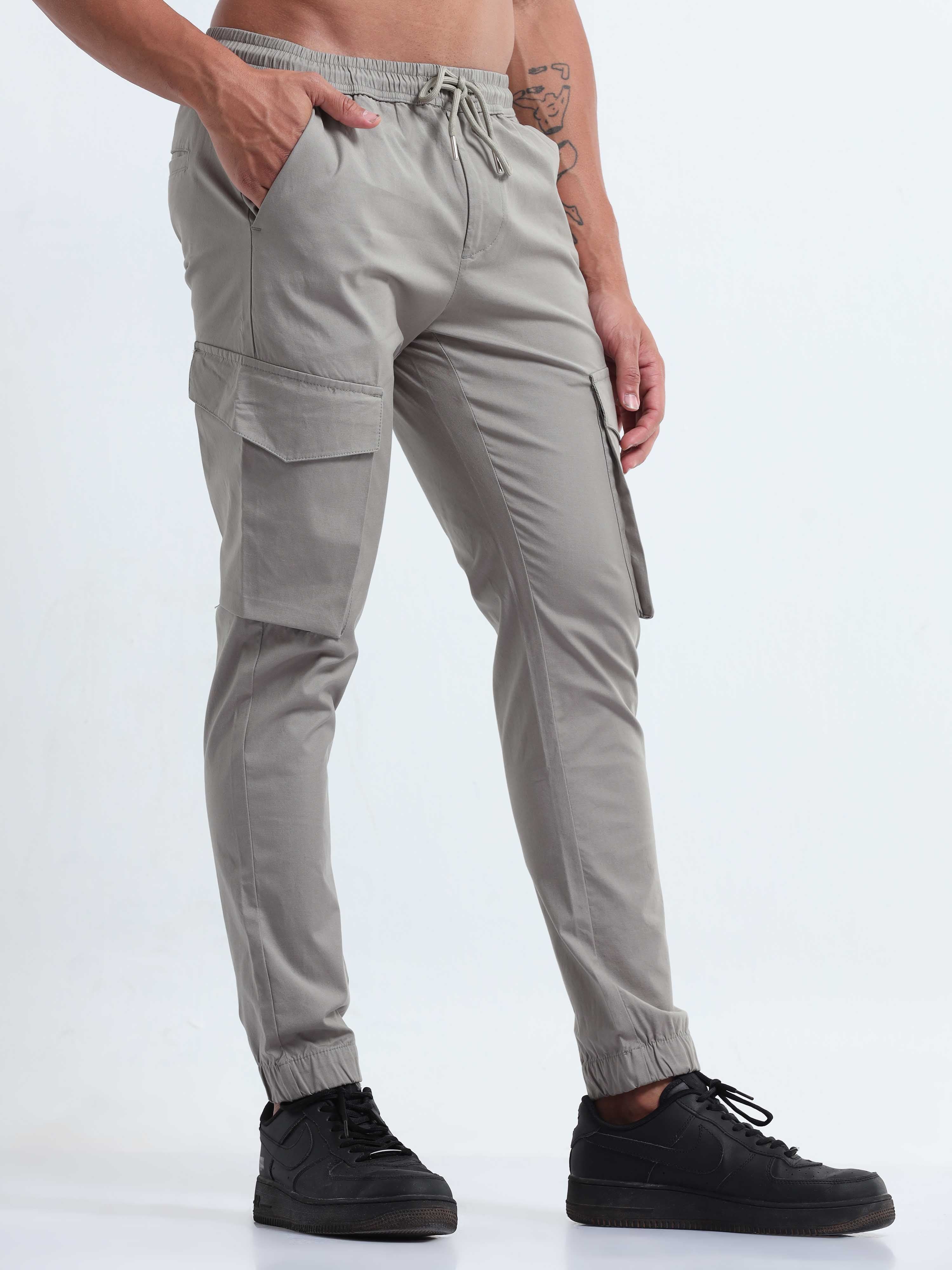 Mens cuffed cargo discount joggers