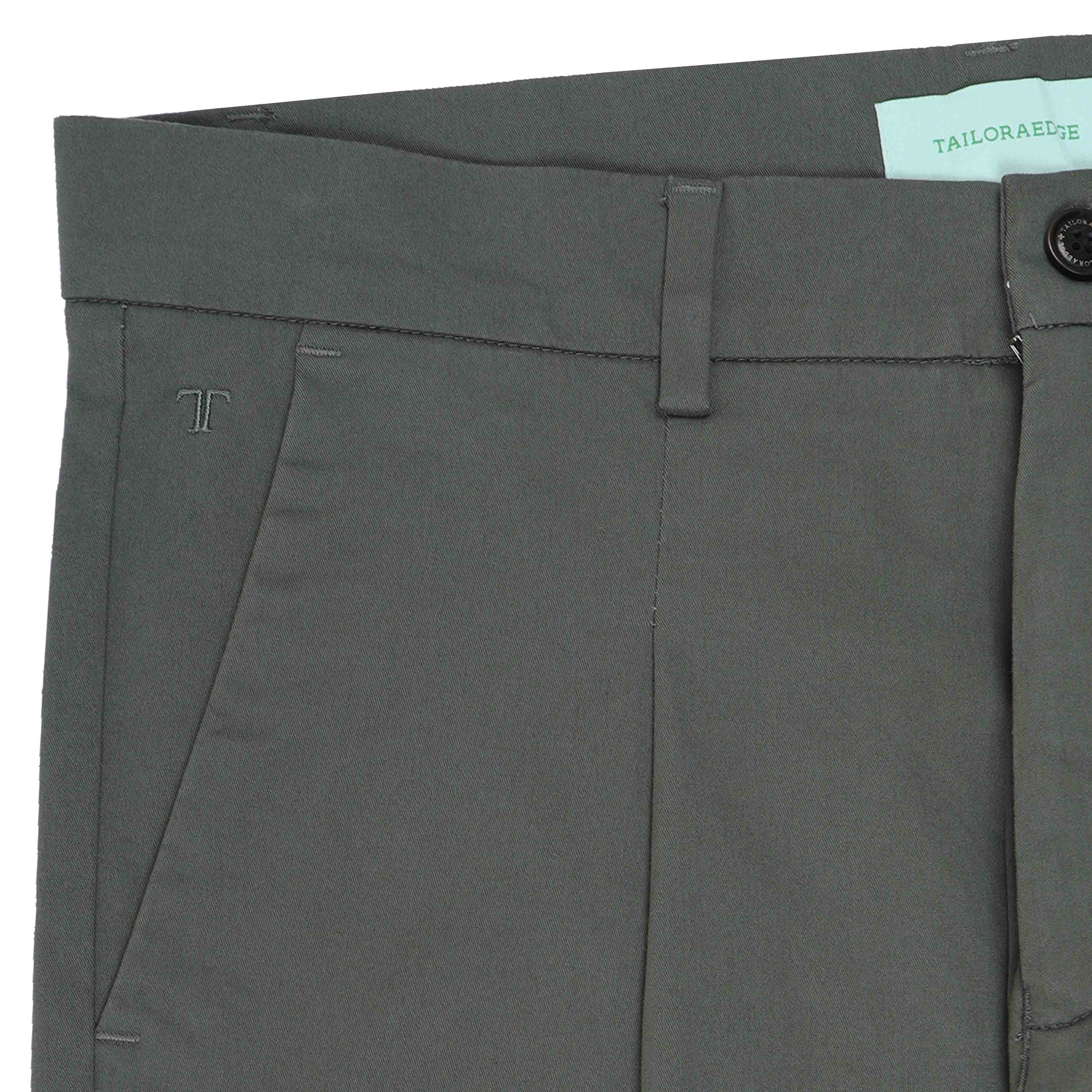 Buy Colorplus Brown Pleated Cotton Trousers for Men Online @ Tata CLiQ