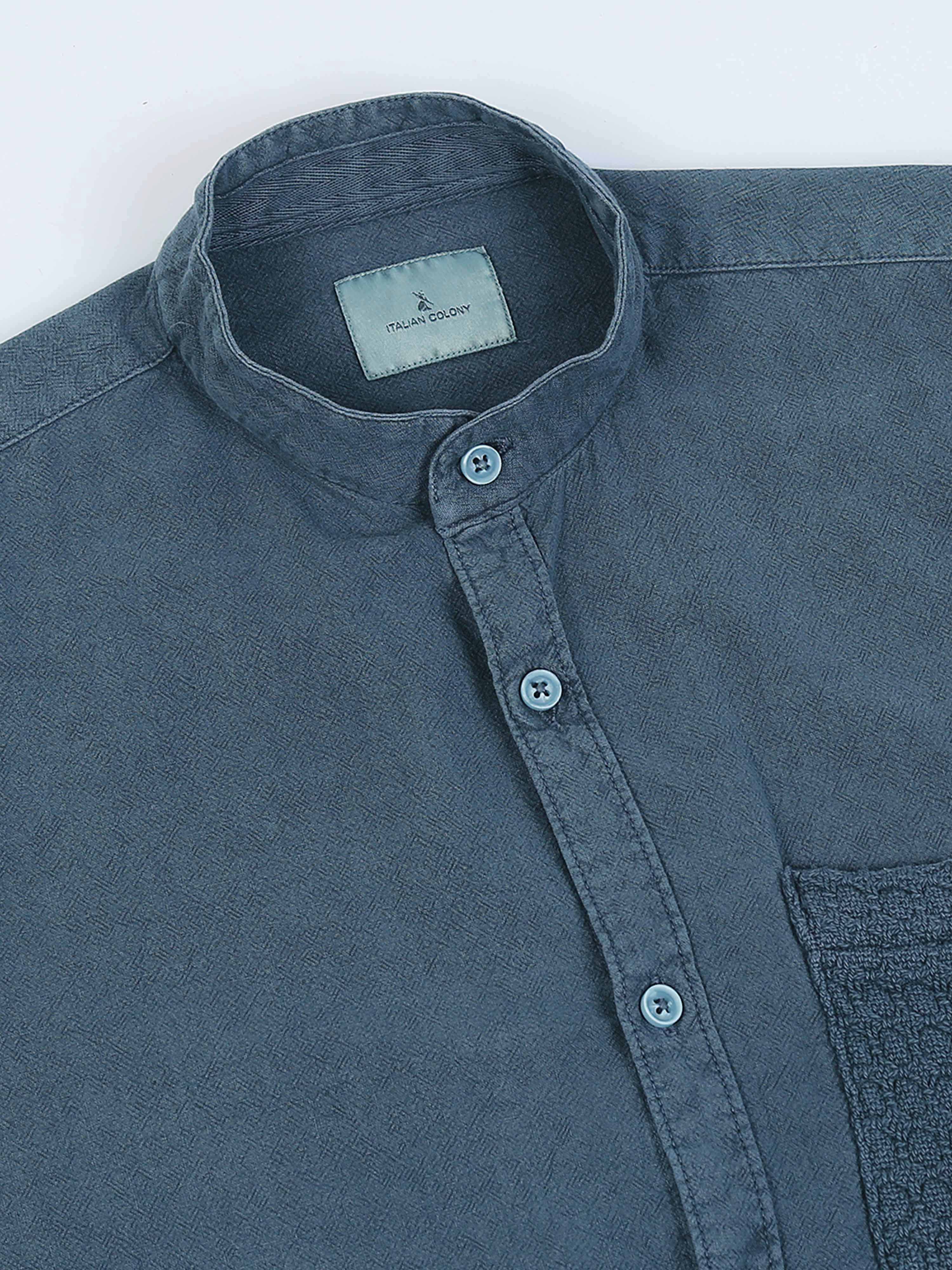 Elevated Essentials Comfort Shirt In Blue