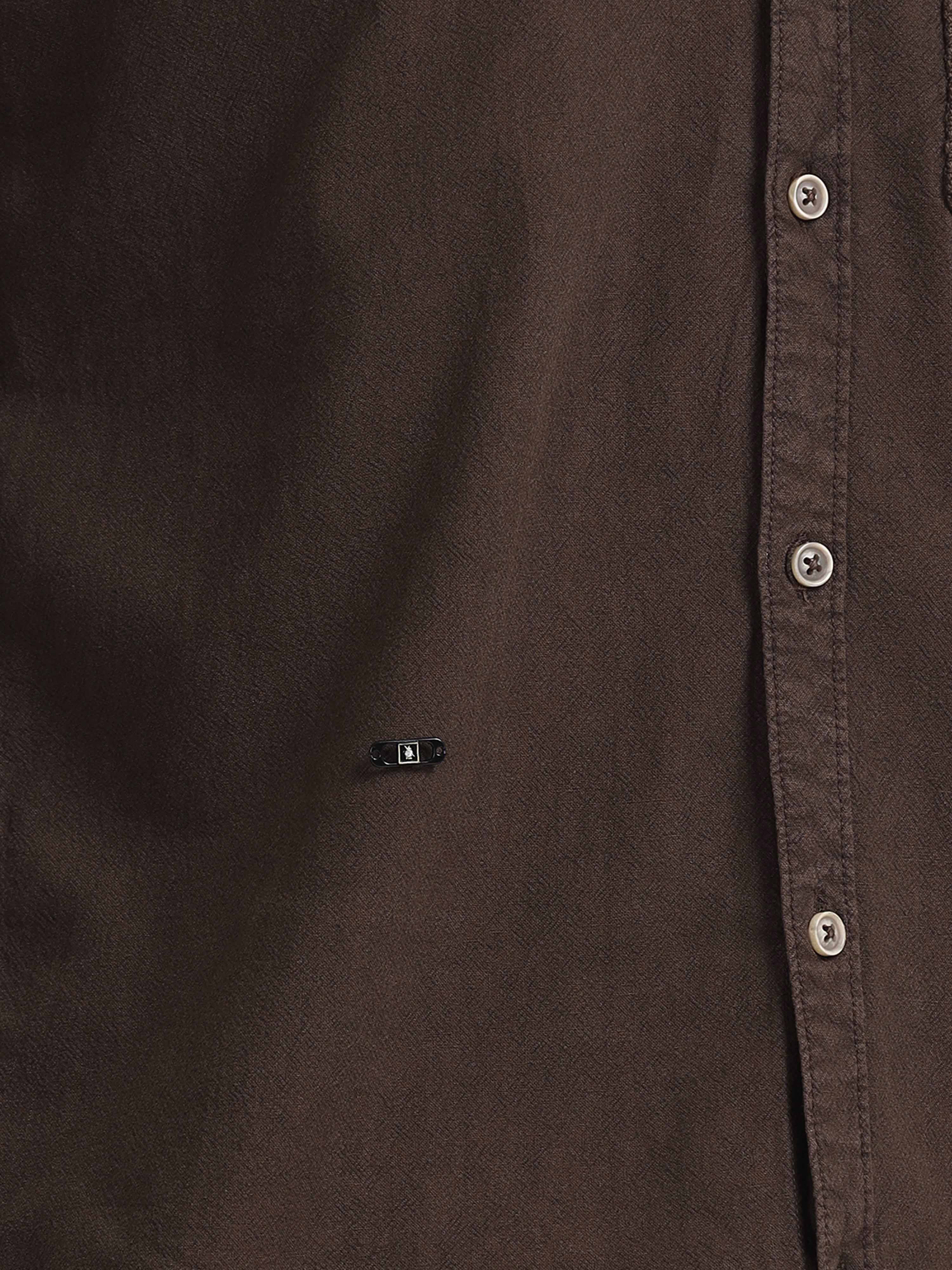 Elevated Essentials Comfort Shirt In Coffee