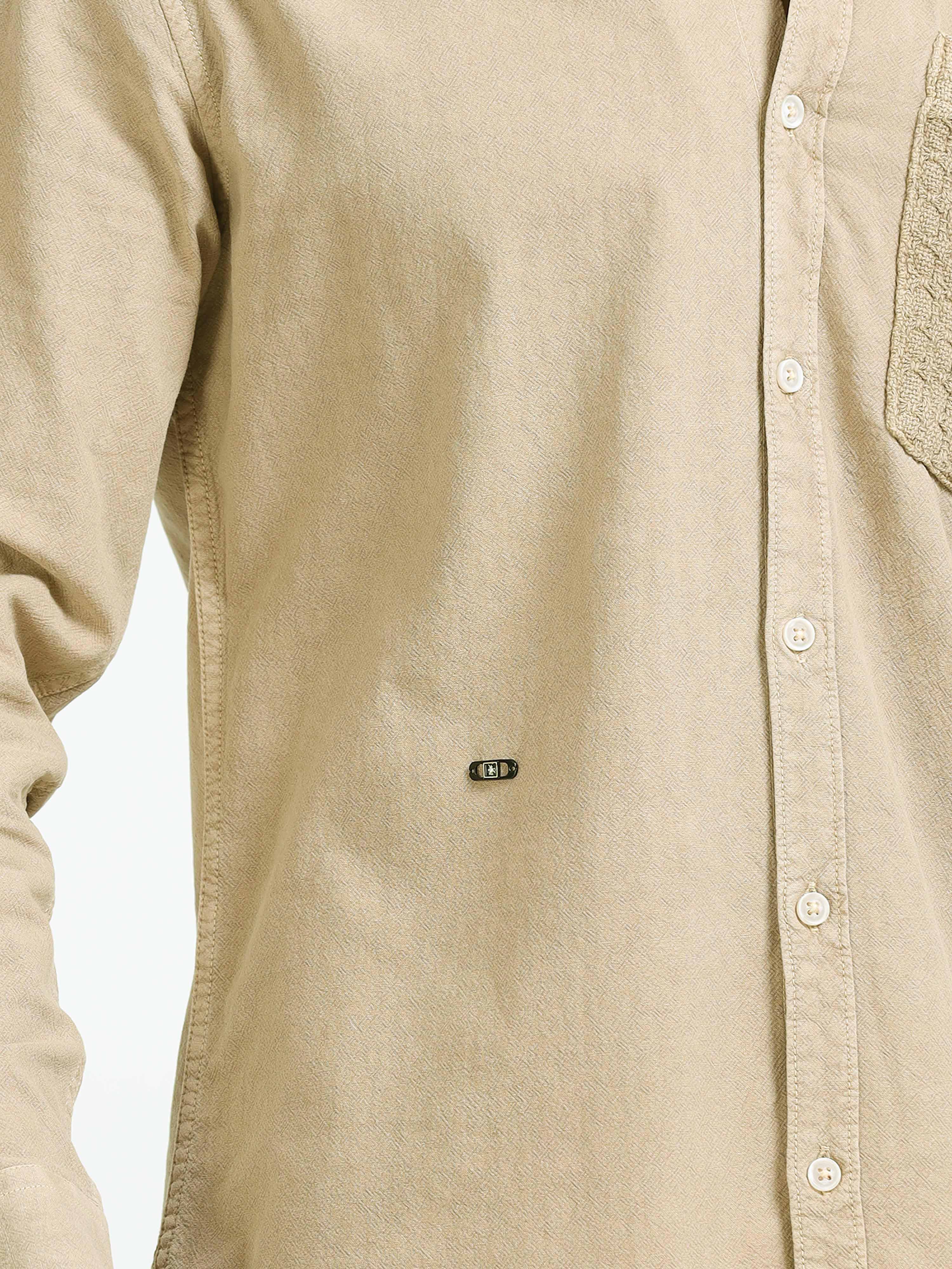 Elevated Essentials Comfort Shirt In Cream