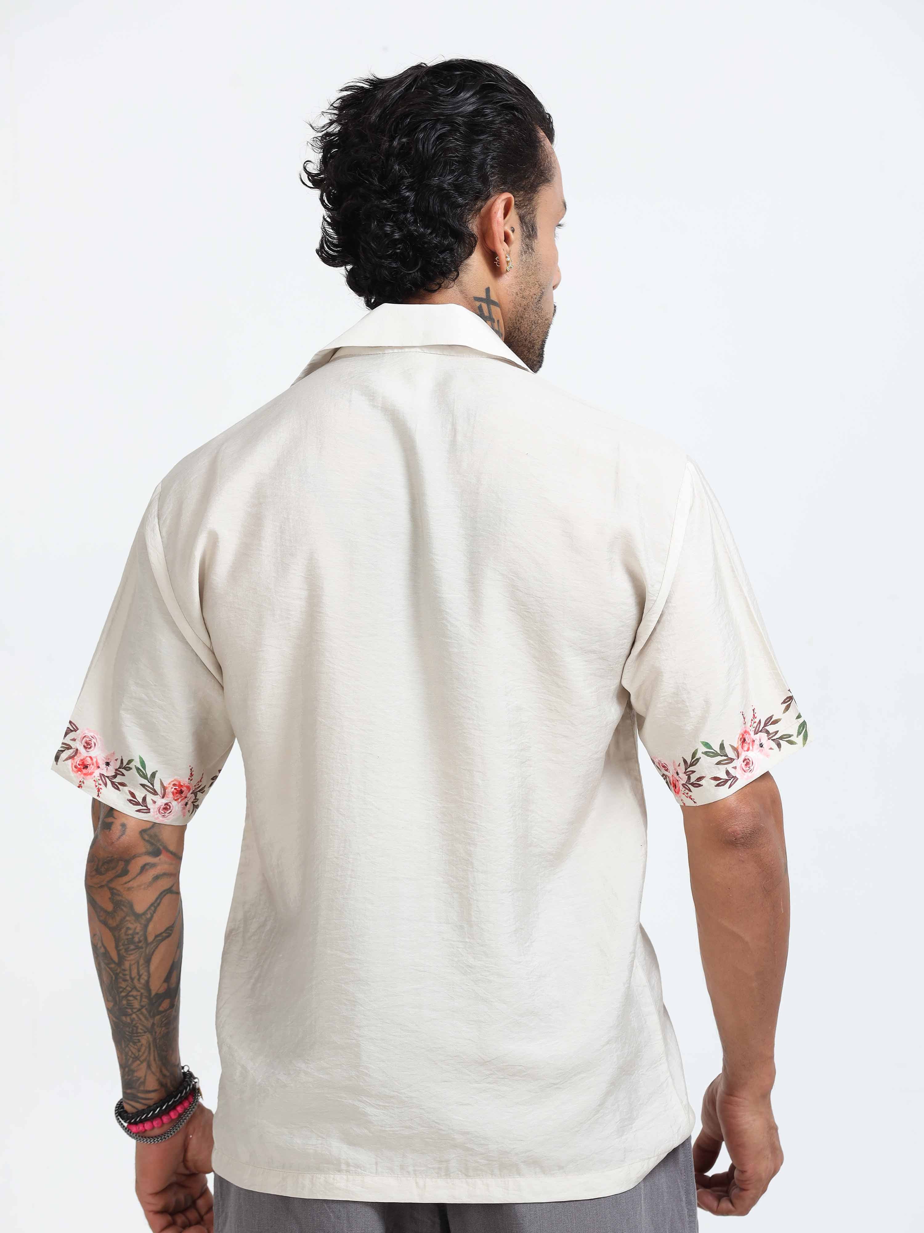 Moon Mist Floral Printed Shirt