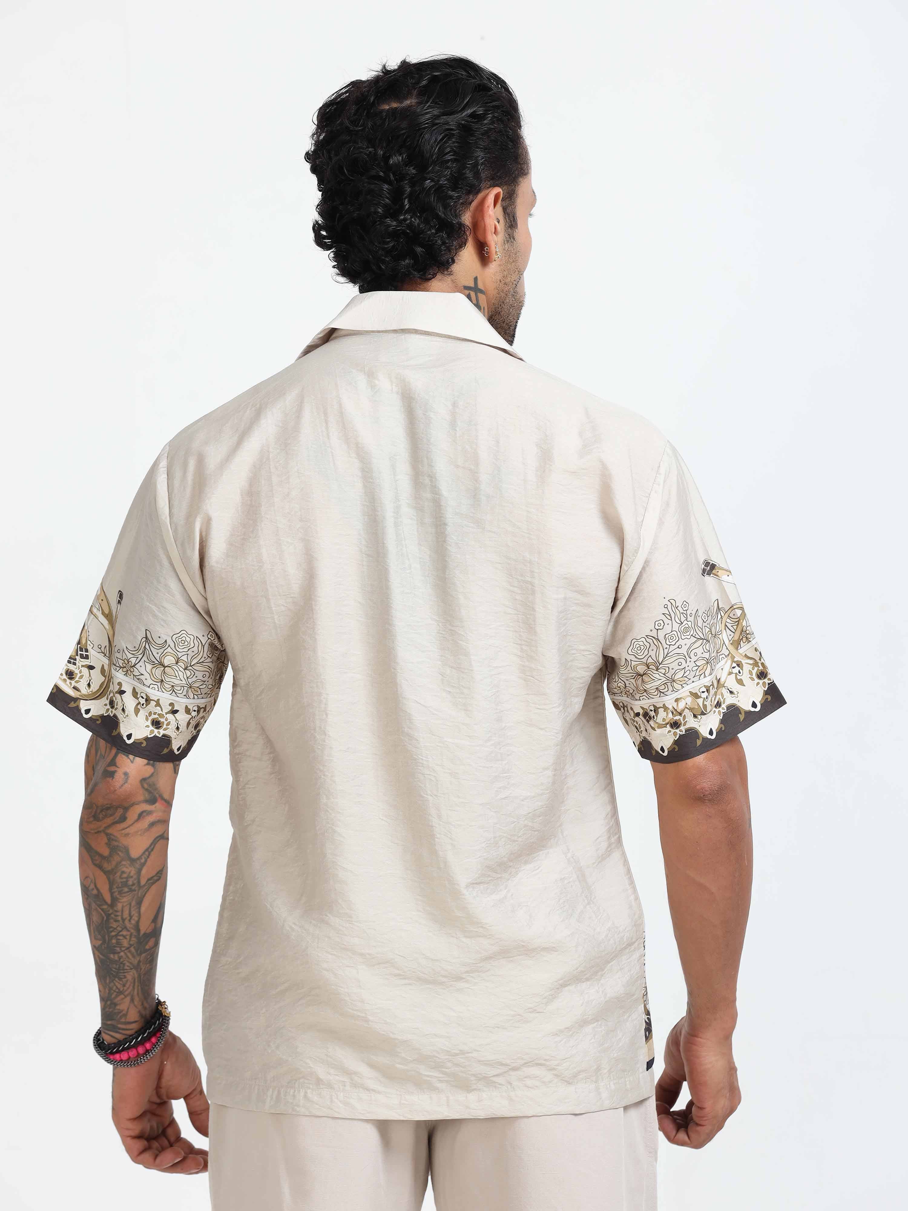 Silver Chalice Printed Shirt