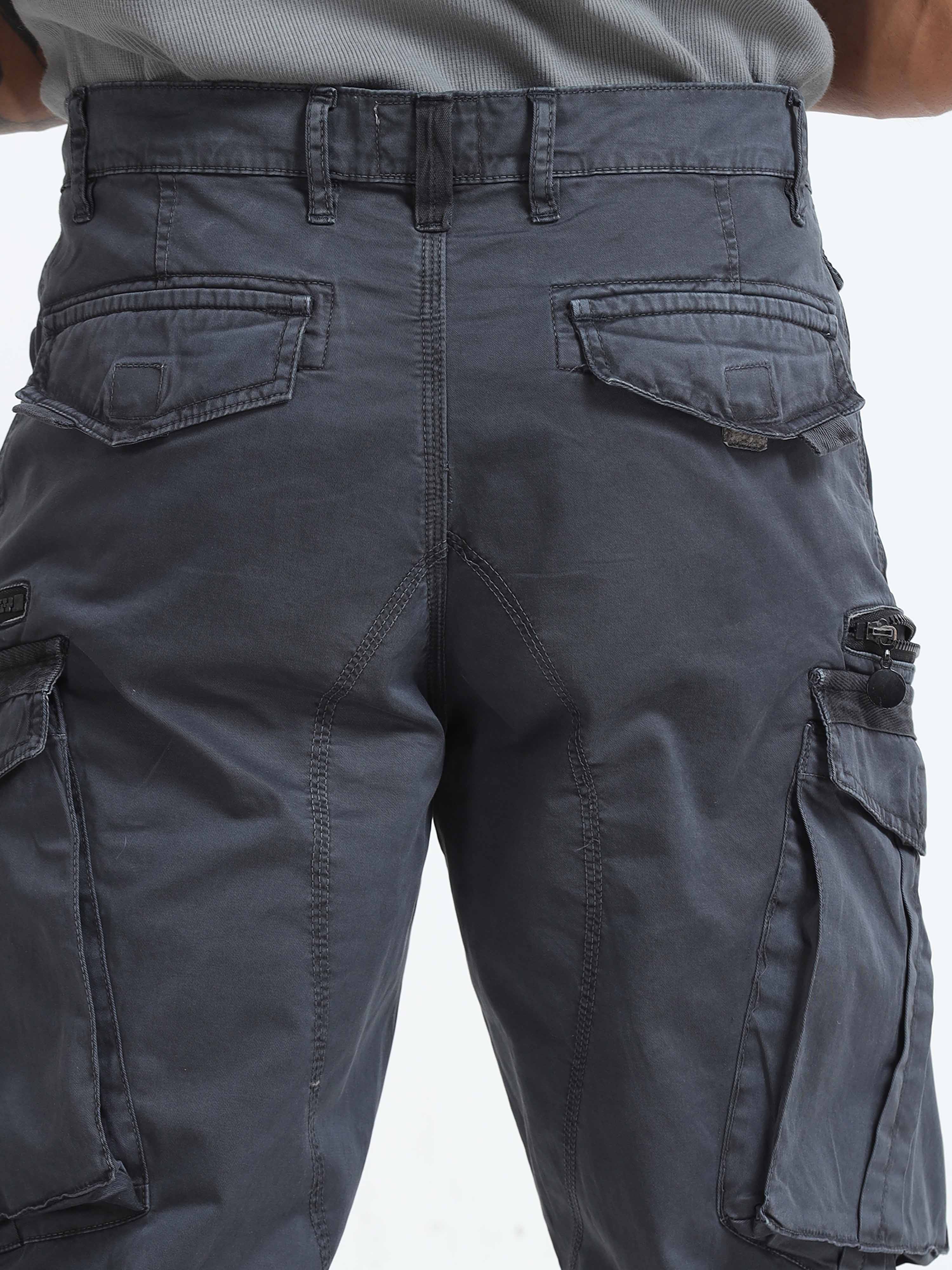 Cargo Pants In Ash Blue