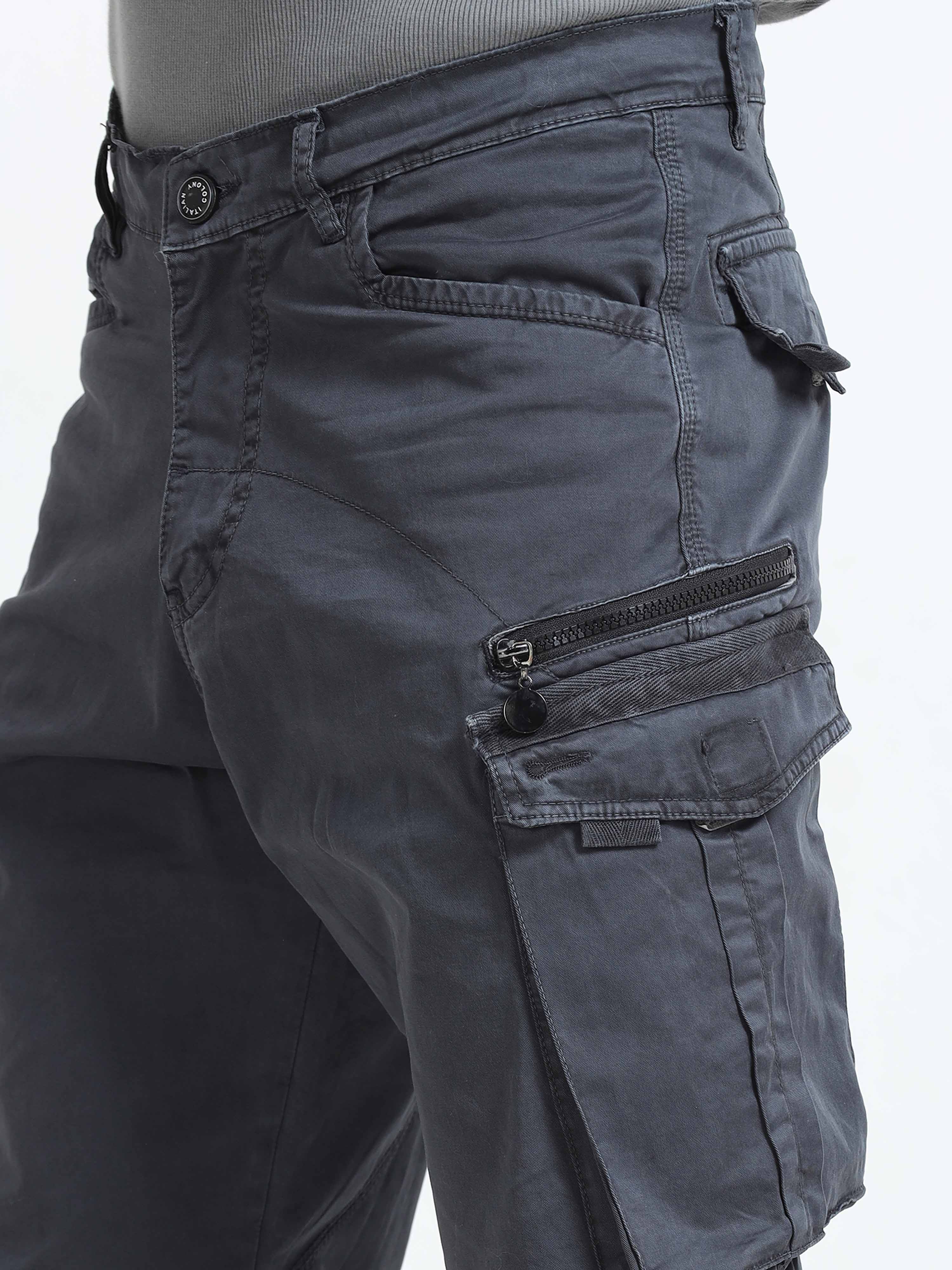 Cargo Pants In Ash Blue