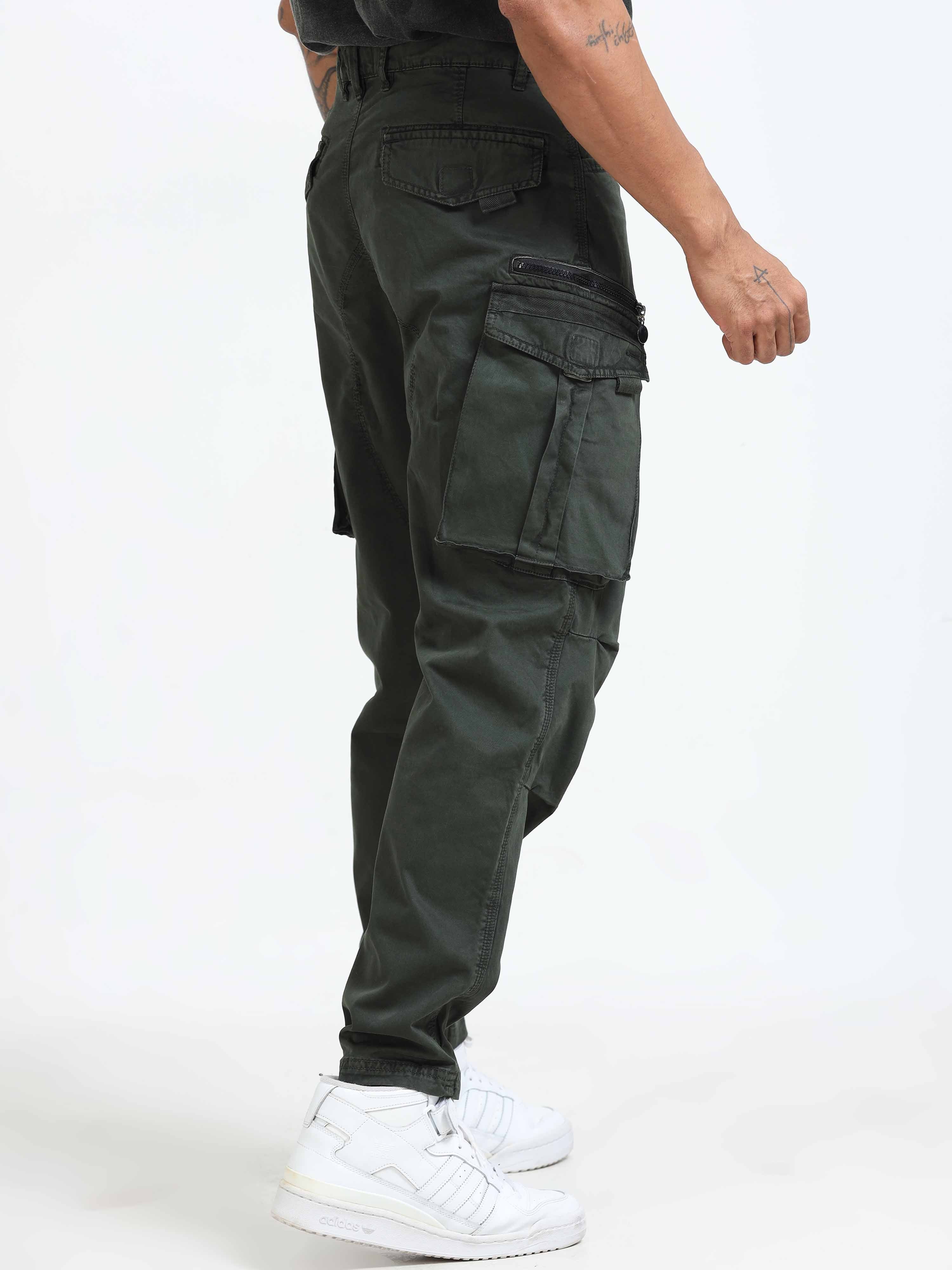 Cargo Pants In Olive