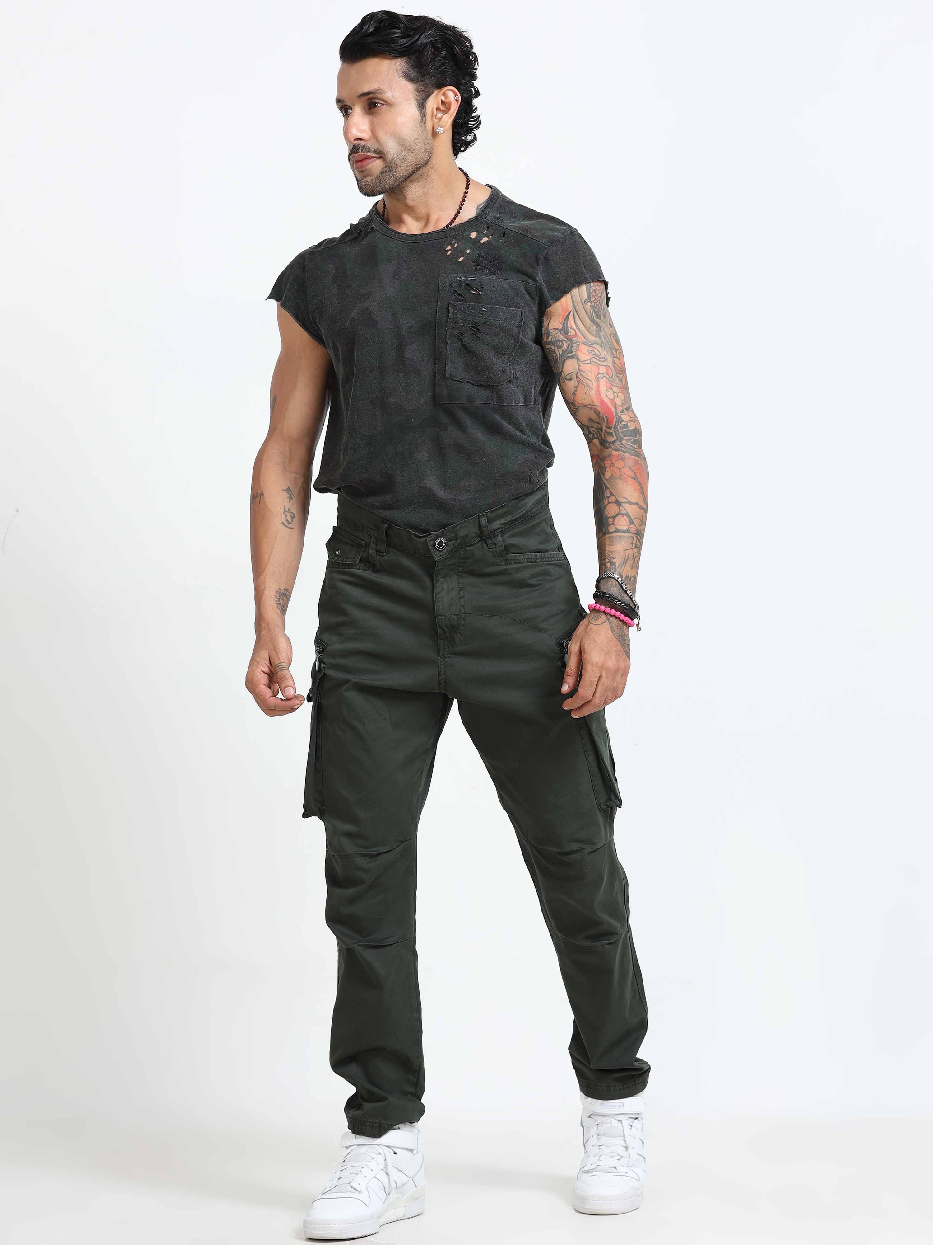 Cargo Pants In Olive