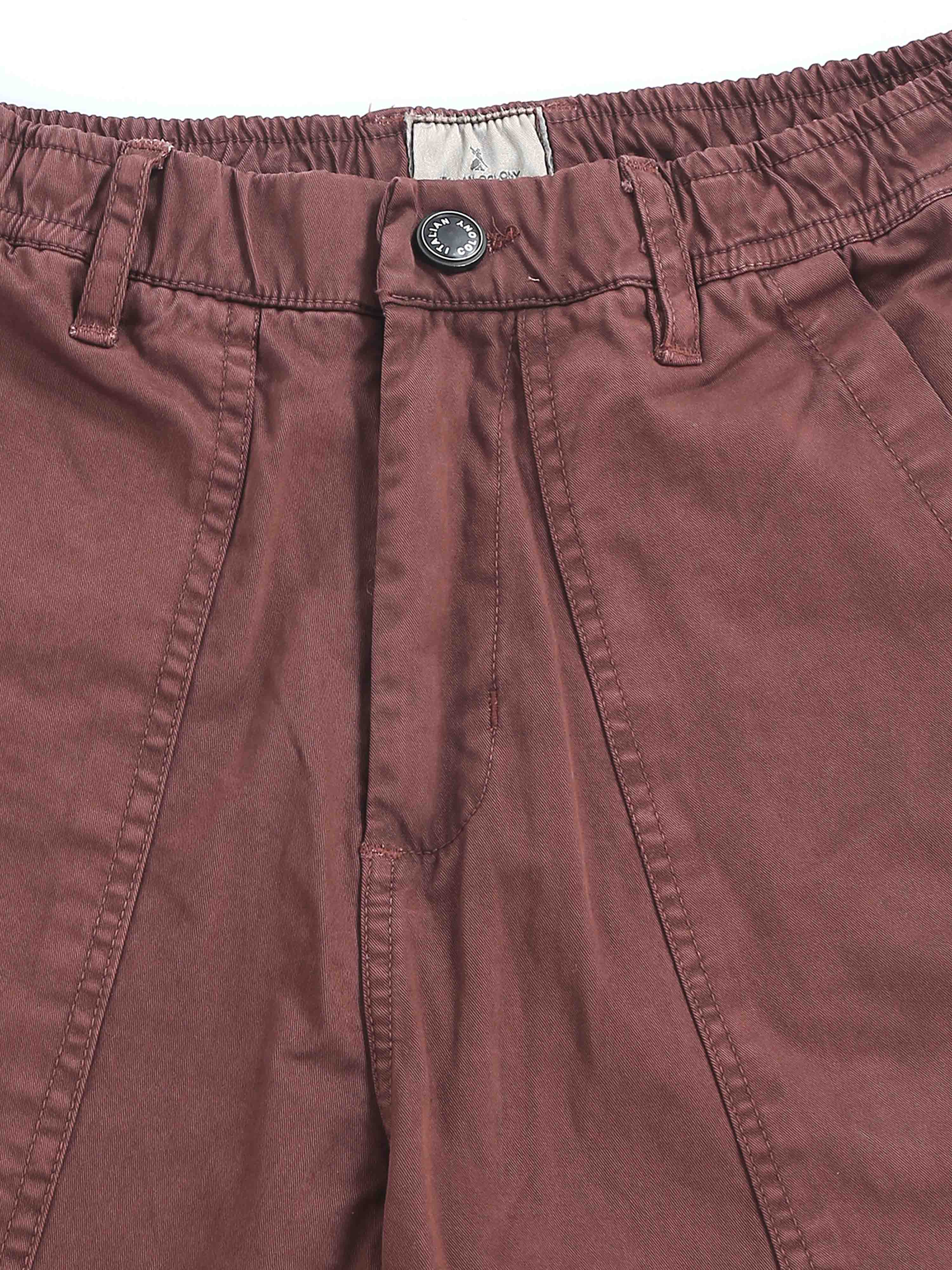 ZipCore Utility Pant In Brown