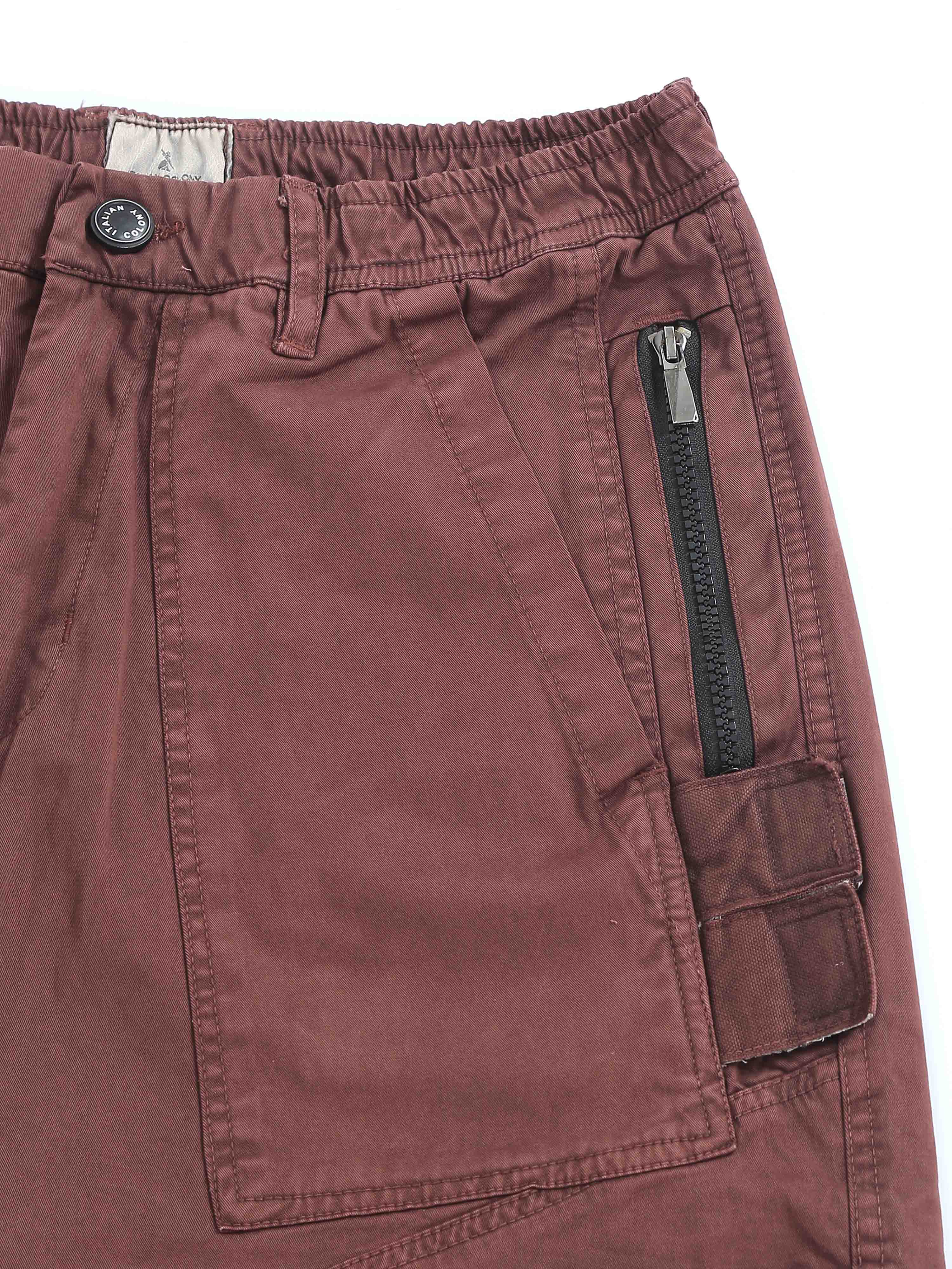 ZipCore Utility Pant In Brown