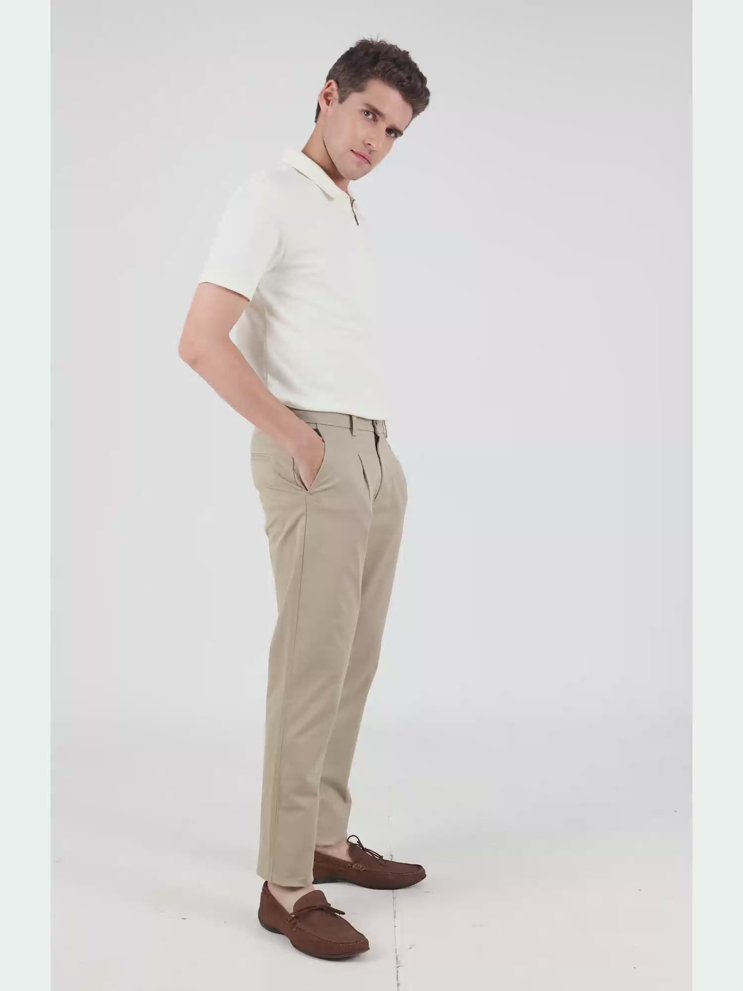 Buy Khaki Brown Trouser For Men Online @ Best Prices in India | UNIFORM  BUCKET