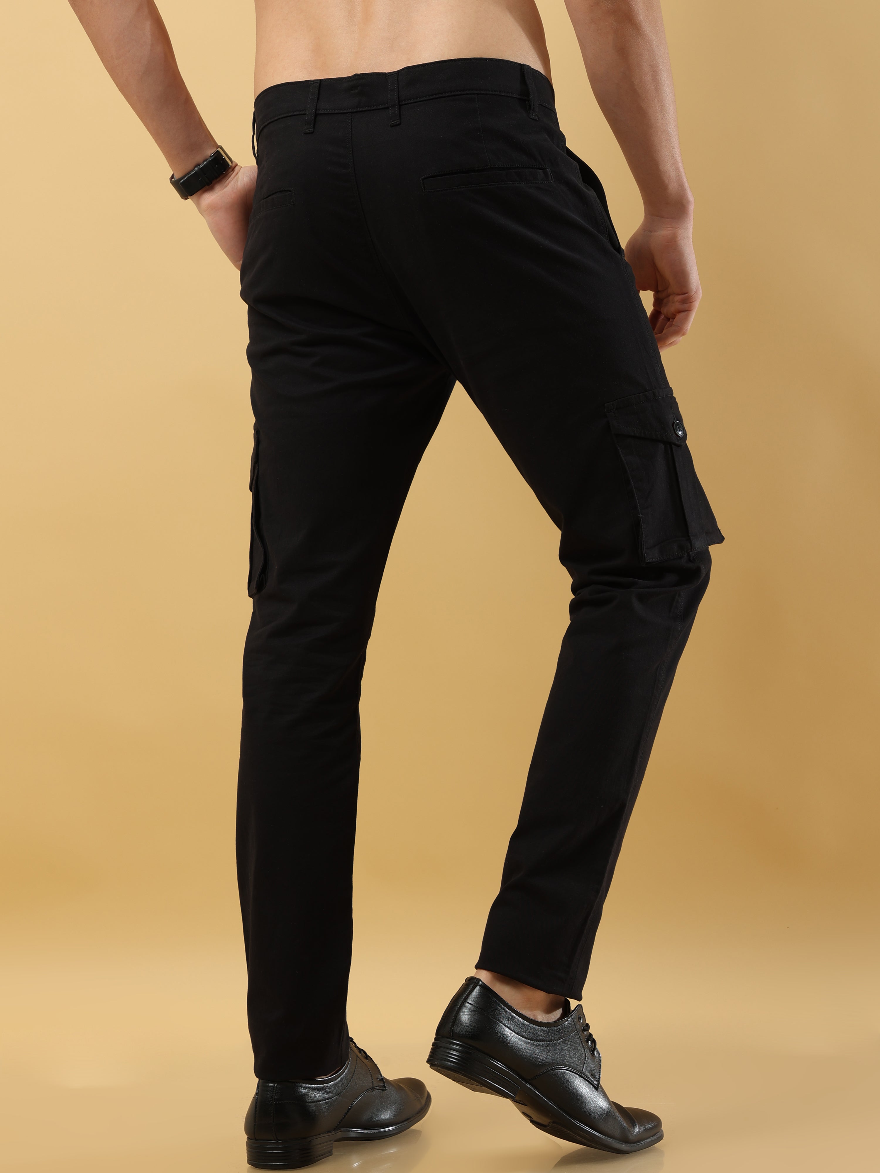 Slim fit cargo trousers Color mid grey - RESERVED - YW512-85X