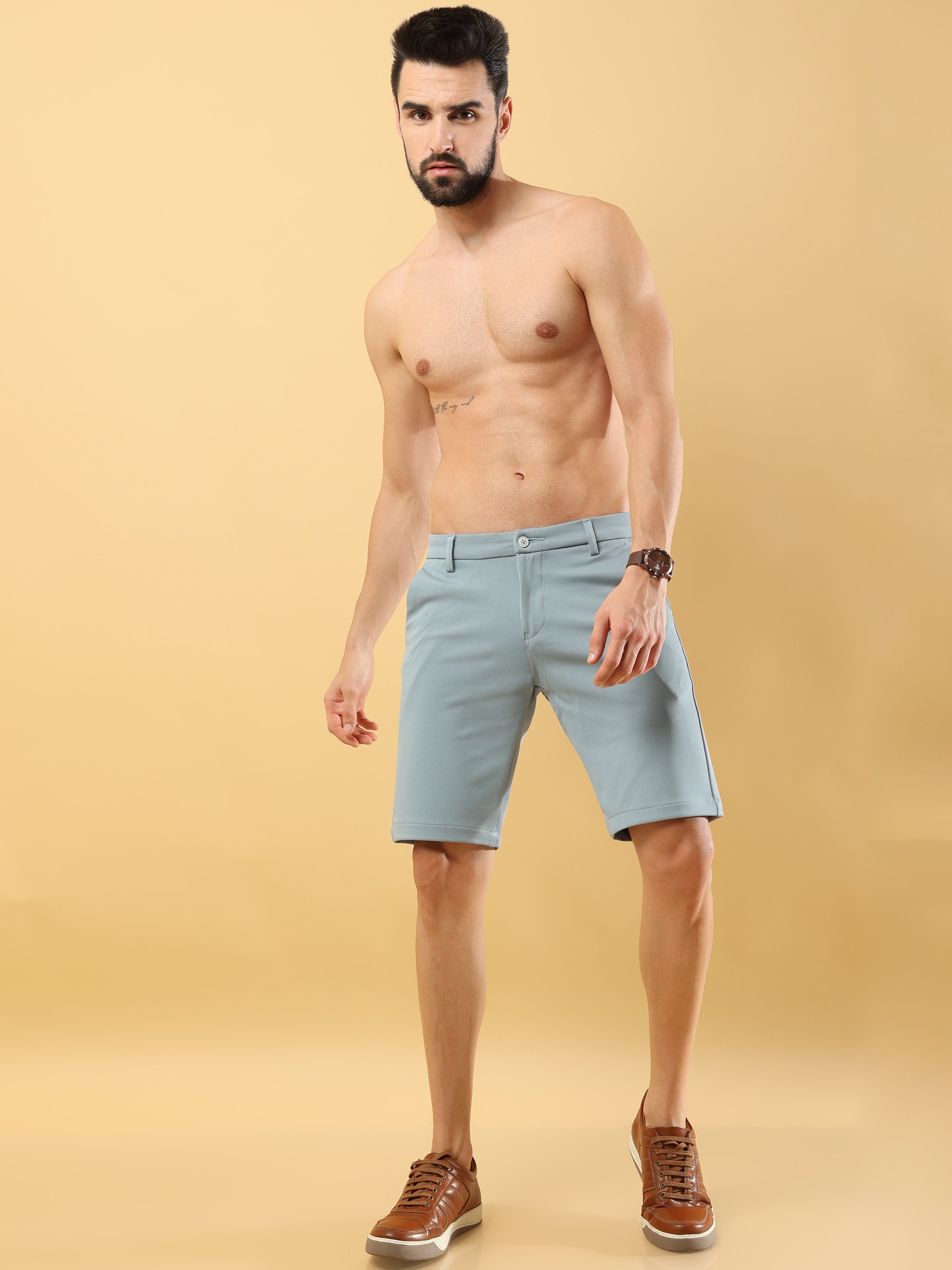 Power Stretch Ocean Blue Shorts