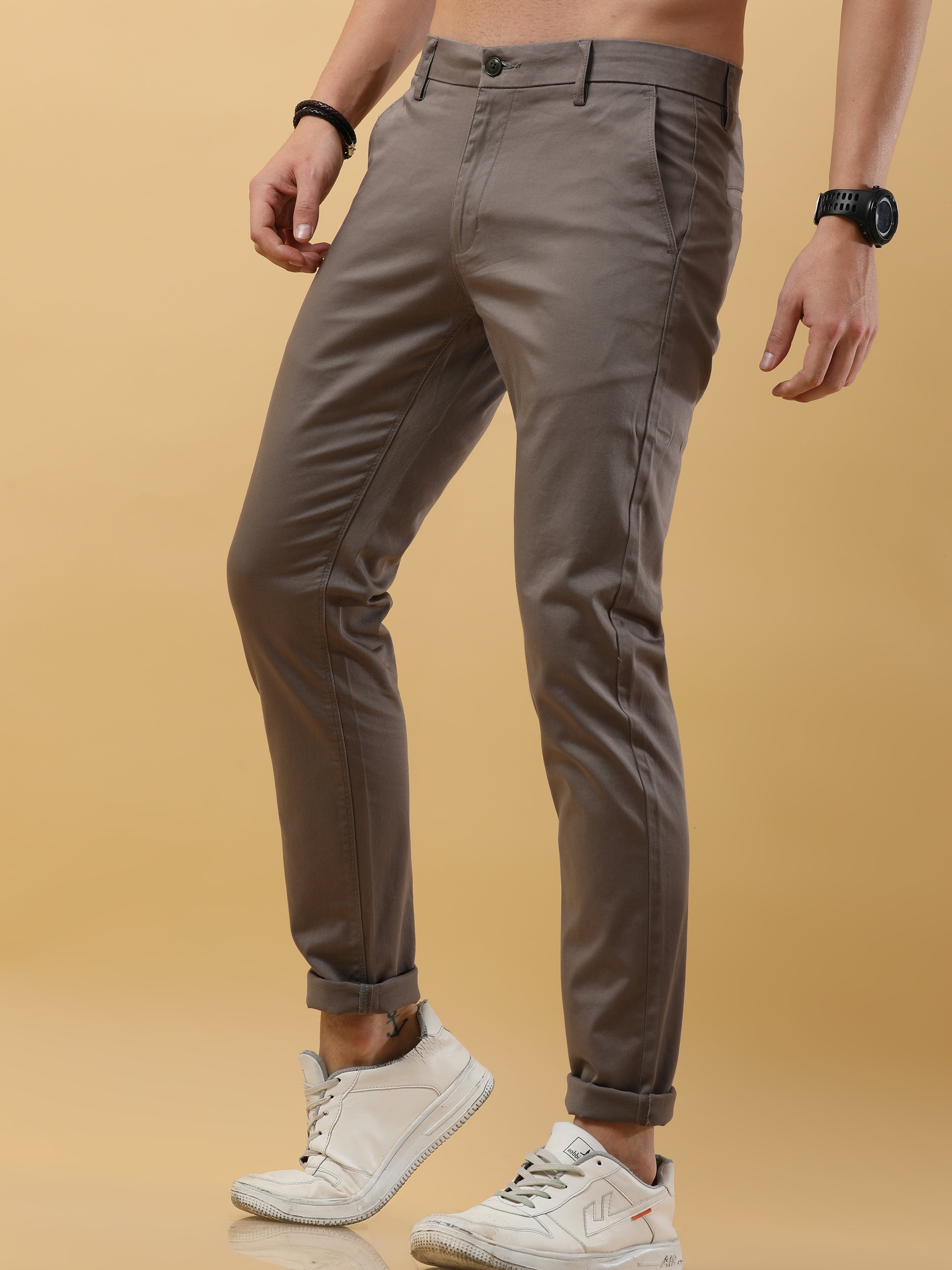 Classic Satco Fossil Grey Chino